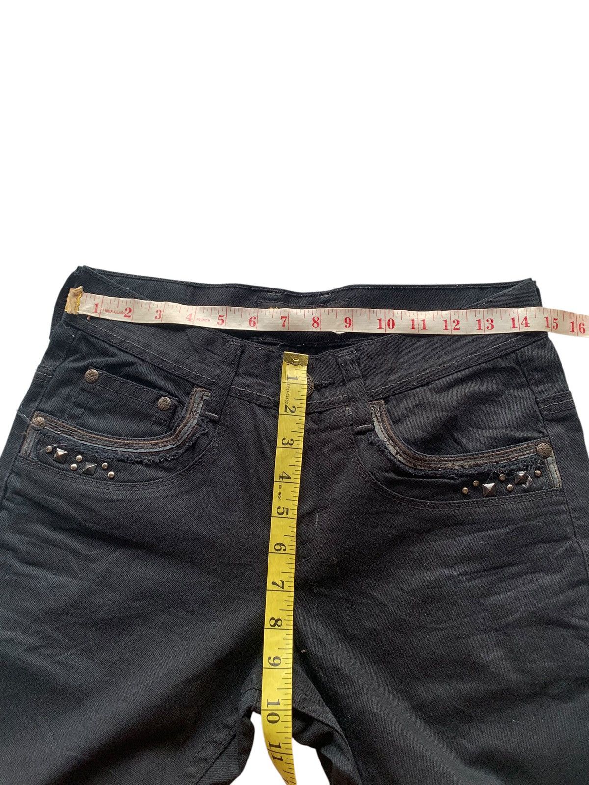 Tornado Mart PUNK PASTA DENIM STUDDED JAPANESE STYLE PANTS Size US 29 - 18 Thumbnail