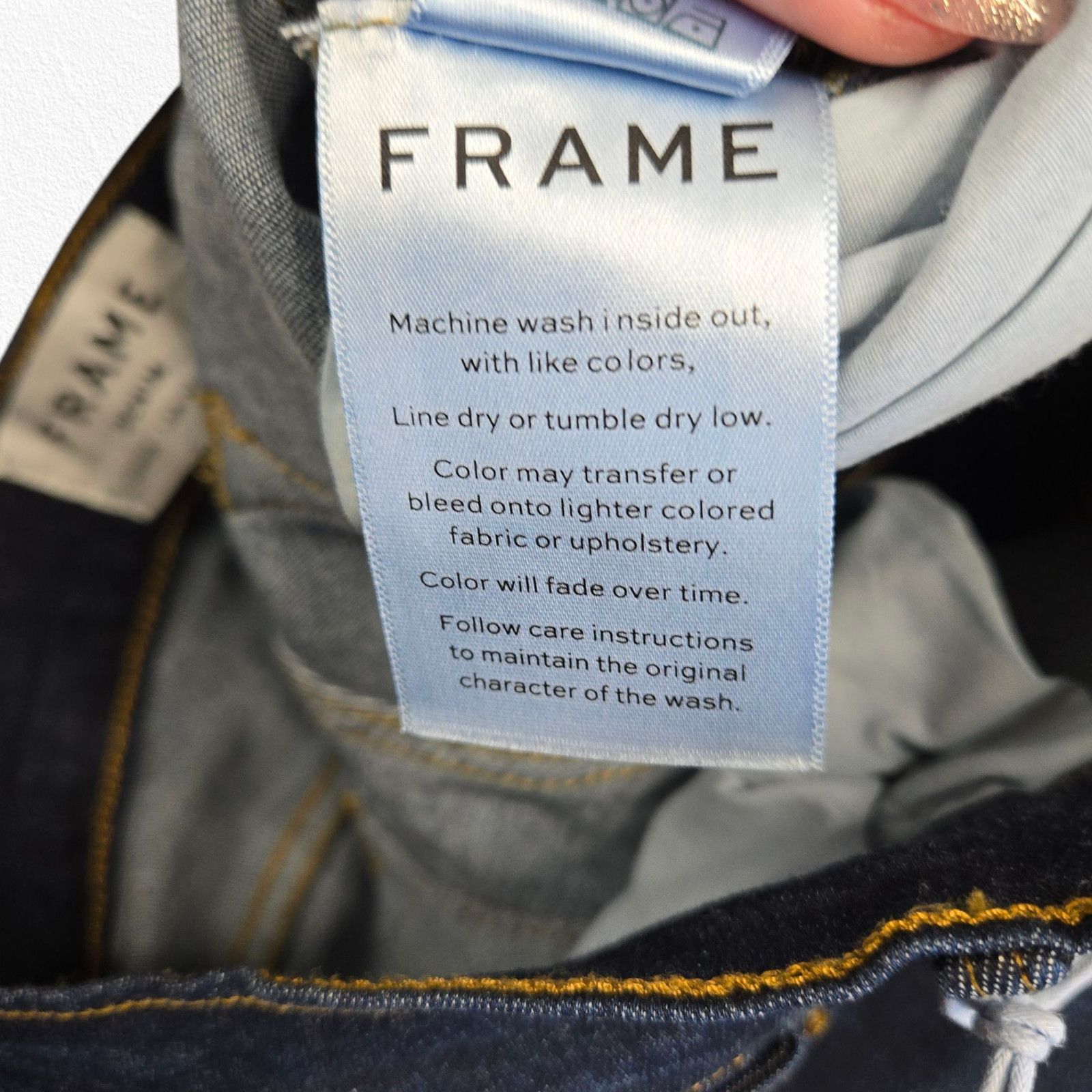 Frame FRAME Dark Wash High Waisted Le High Skinny Jeans Size 24 Size 24" / US 00 / IT 34 - 10 Thumbnail