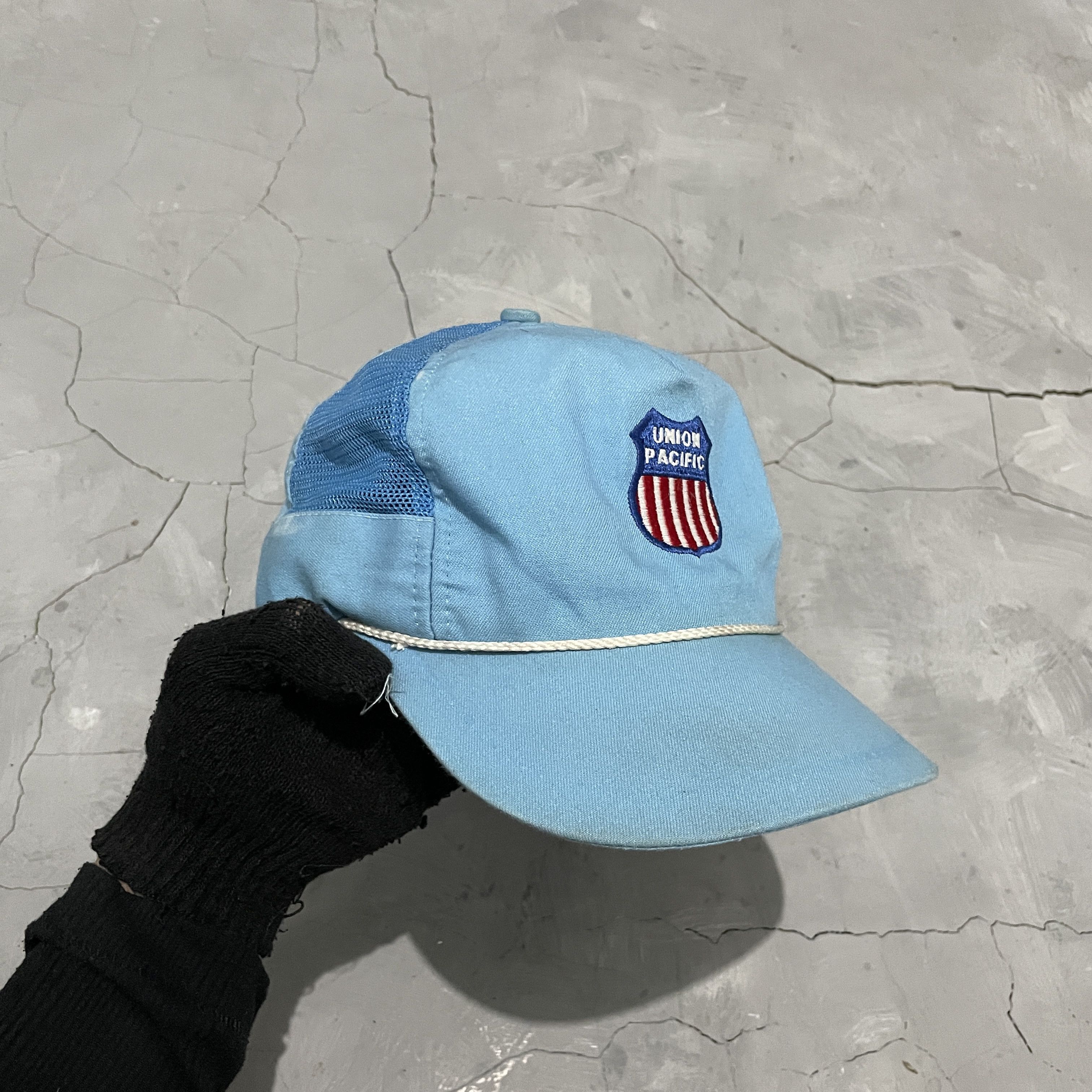 Vintage Vintage 80s Union Pacific Cap Hats Normcore Pally Hollywood Size ONE SIZE - 3 Thumbnail