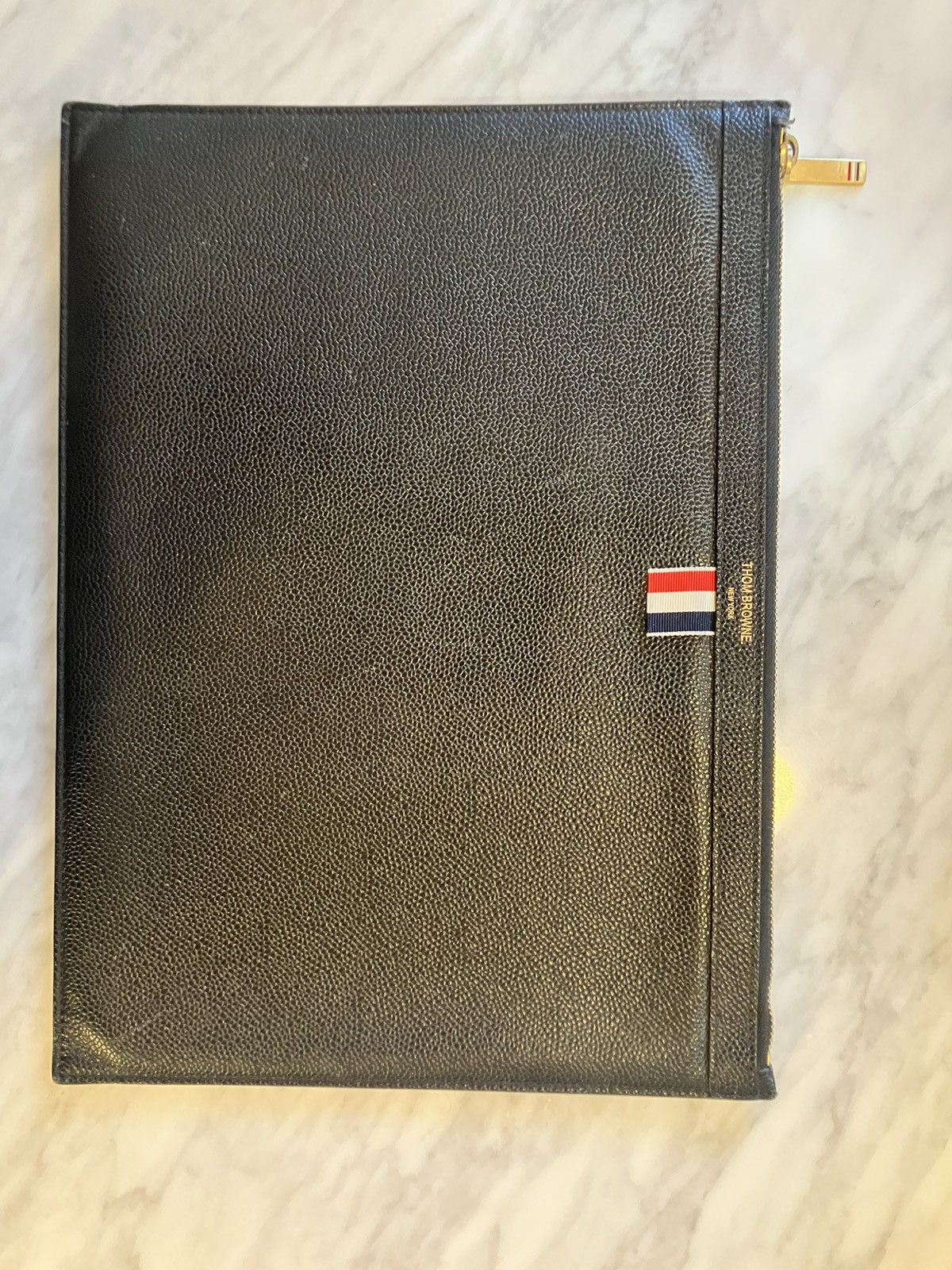 Thom Browne Laptop/Document large leather case holder Size ONE SIZE - 5 Thumbnail