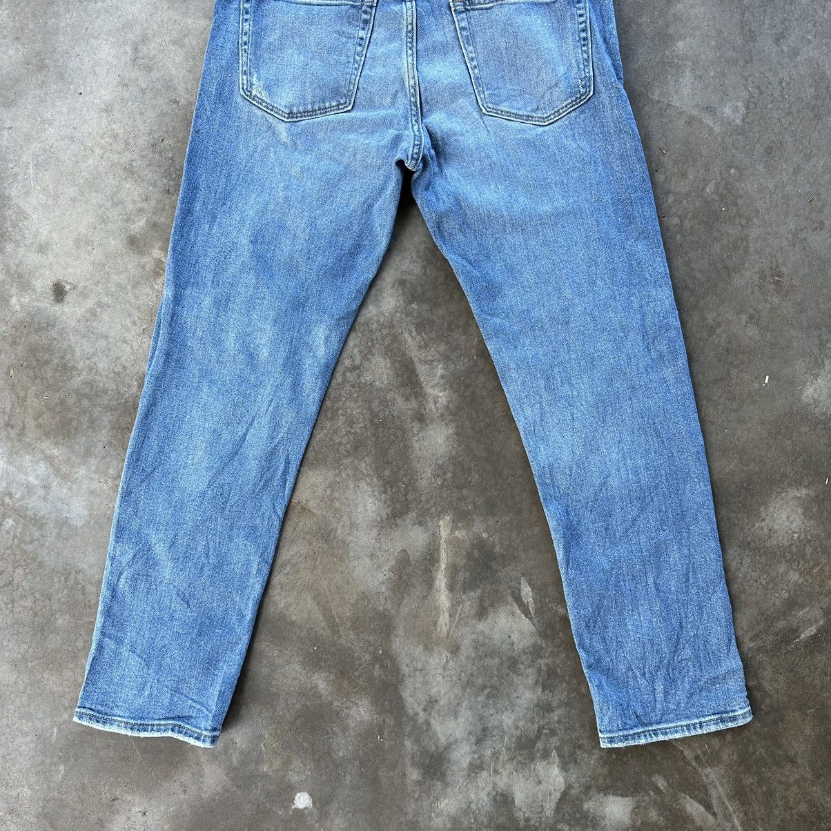 Japanese Brand Vintage Japanese Jean Faded Distressed Denim Pant W33 Size US 33 - 10 Thumbnail