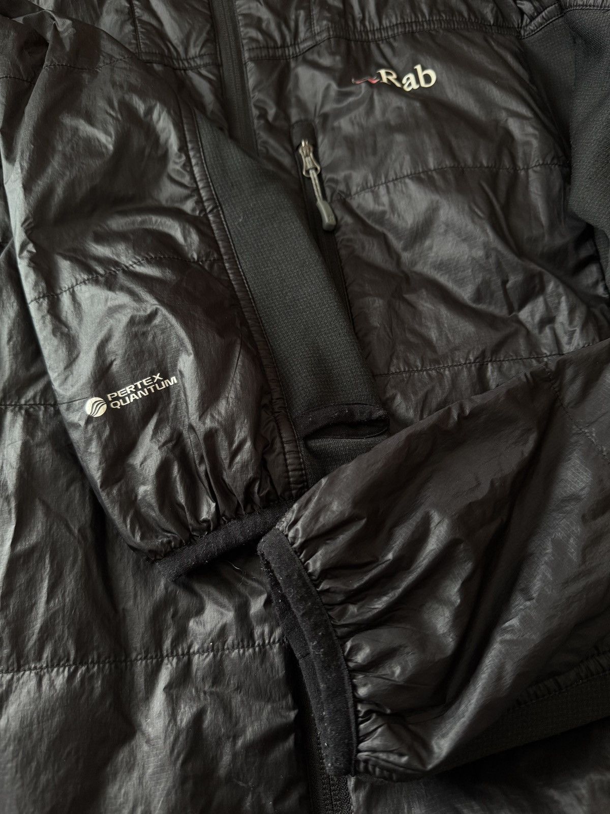 Rab 🔥🔥 Rab Black Quantum Pertex Jacket Size US L / EU 52-54 / 3 - 4 Thumbnail