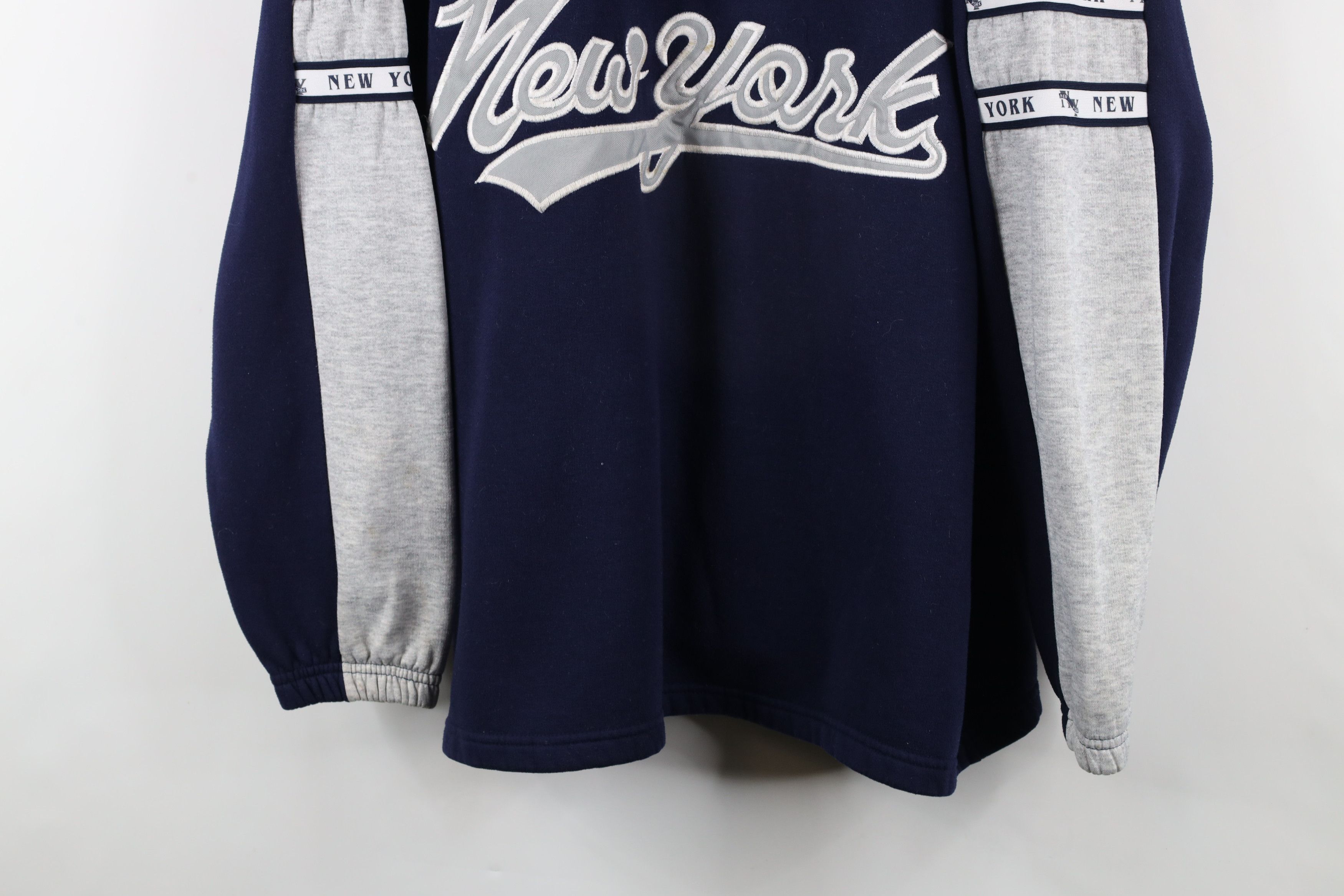 Vintage Vintage 90s Streetwear Spell Out Script New York Sweatshirt Size US XXL / EU 58 / 5 - 3 Thumbnail