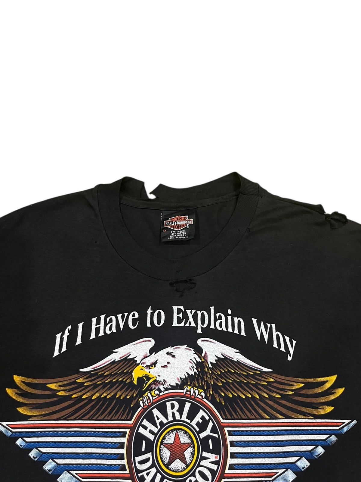 Harley Davidson Vintage 90s harley davidson usa tshirt Size US M / EU 48-50 / 2 - 4 Thumbnail