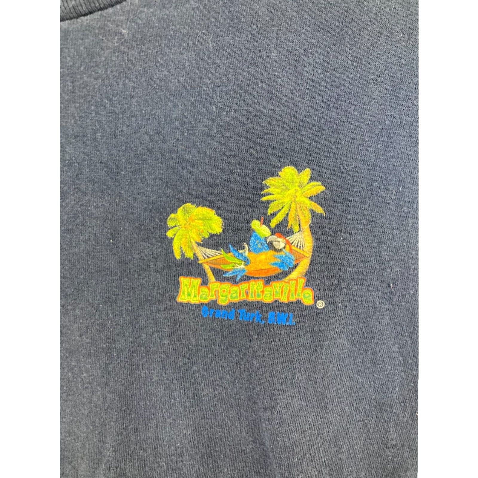 Vintage Margaritaville Parrot Mens Small TShirt Blue Livin For The Weekend Size US S / EU 44-46 / 1 - 5 Thumbnail