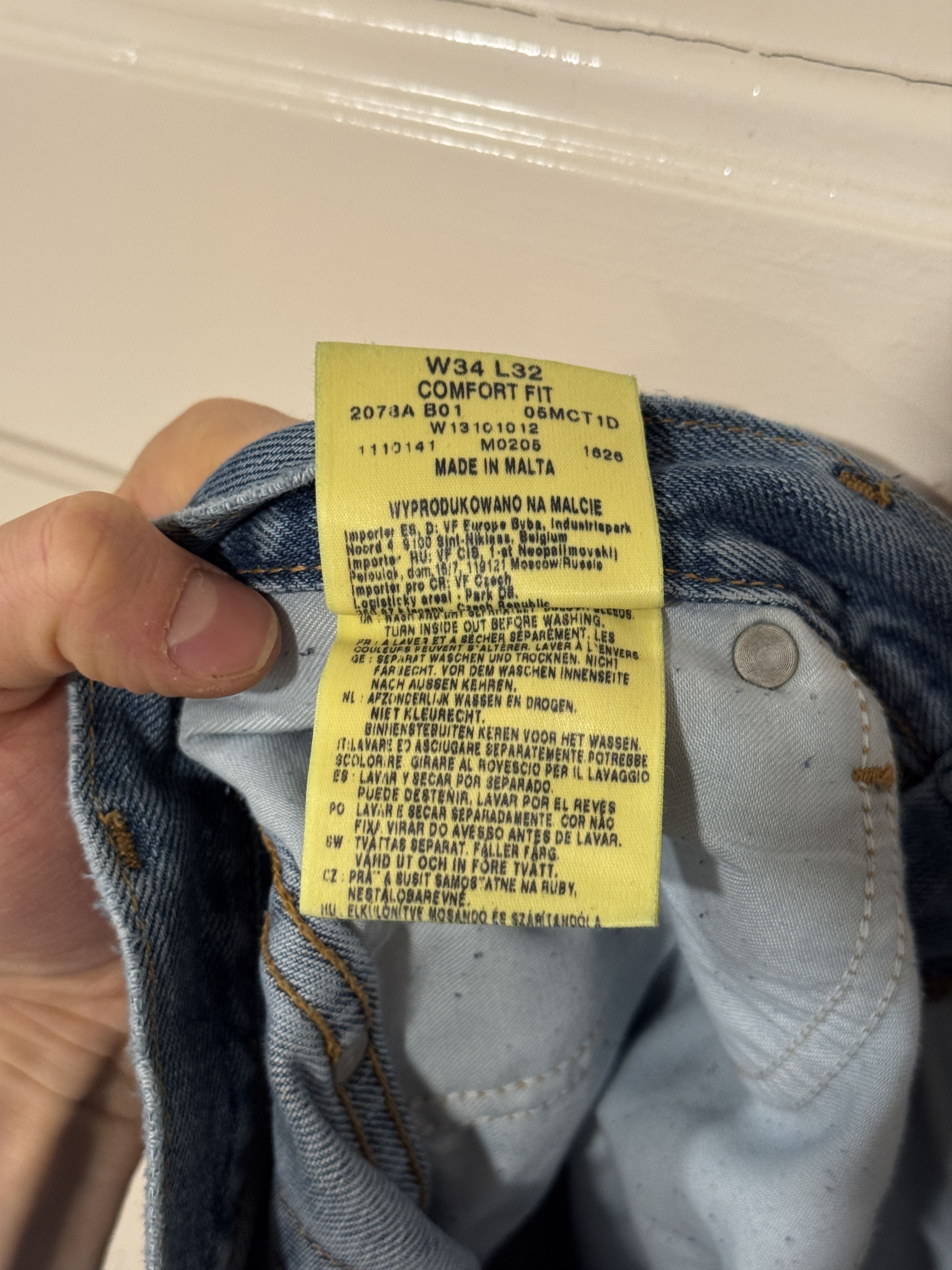 Wrangler Wrangler light blue jeans W34 L32 Size US 34 / EU 50 - 8 Thumbnail