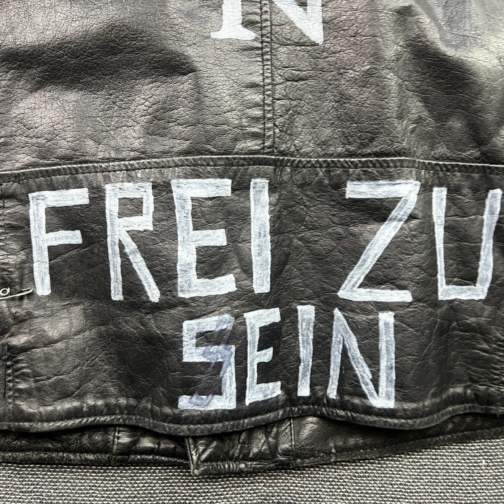 Vintage VINTAGE Unbranded Leather Jacket Motorcycle Black L Mens Large Rock Marlon Brando Punk Custom Size US L / EU 52-54 / 3 - 5 Thumbnail