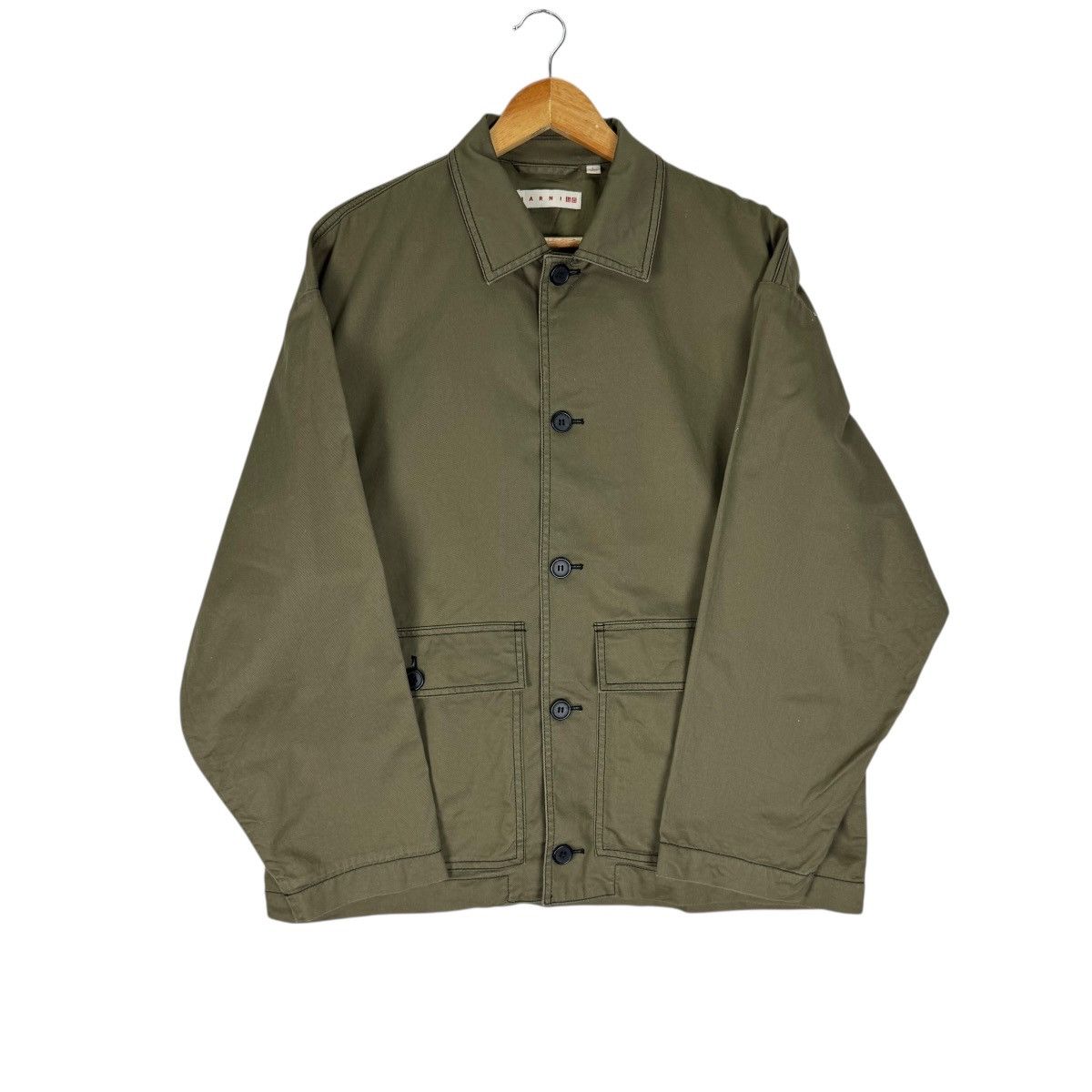 Marni × Uniqlo 🌟MARNI X UNIQLO WORKWEAR JACKET Size US L / EU 52-54 / 3 - 2 Thumbnail