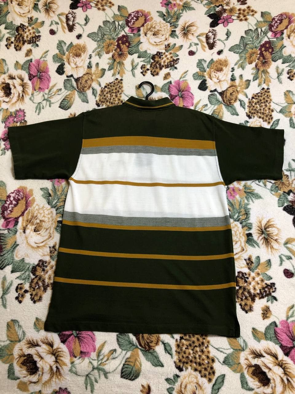 Burberry Thomas Burberry Striped Polo Embroidered Logo Retro Size US L / EU 52-54 / 3 - 5 Thumbnail