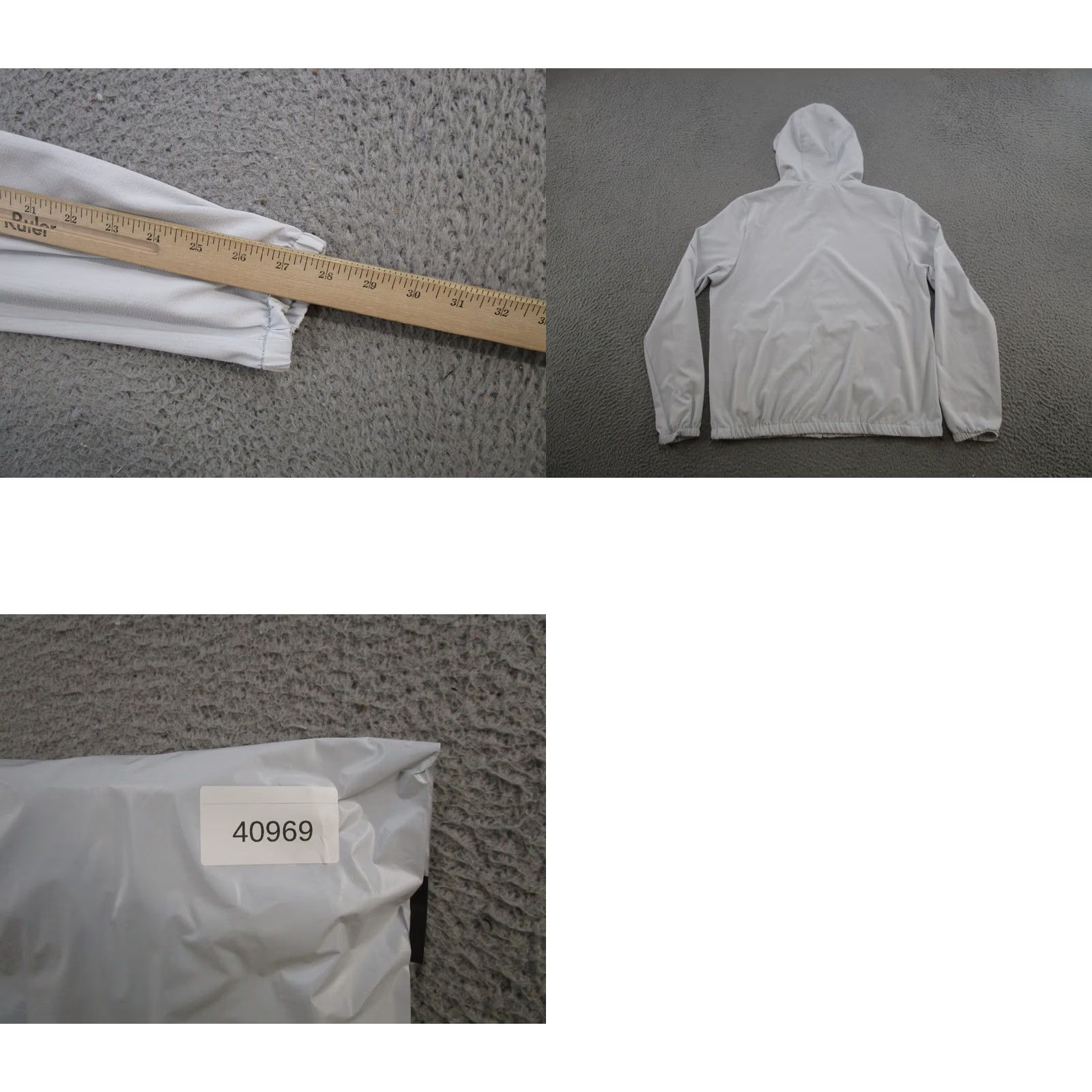 New Balance New Balance Womens Zip Up Hooded Jacket M Running Activewear White Polyester Jacket Womens Size M / US 6-8 / IT 42-44 - 8 Thumbnail