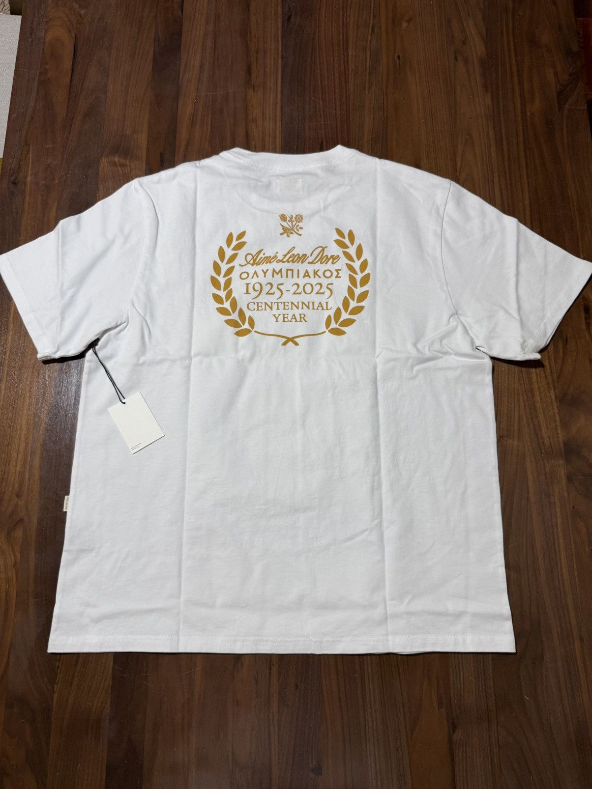 Aime Leon Dore Aime Leon Dore ALD ALD / Olympiacos F.C. Centennial Tee XL Size US XL / EU 56 / 4 - 11 Thumbnail