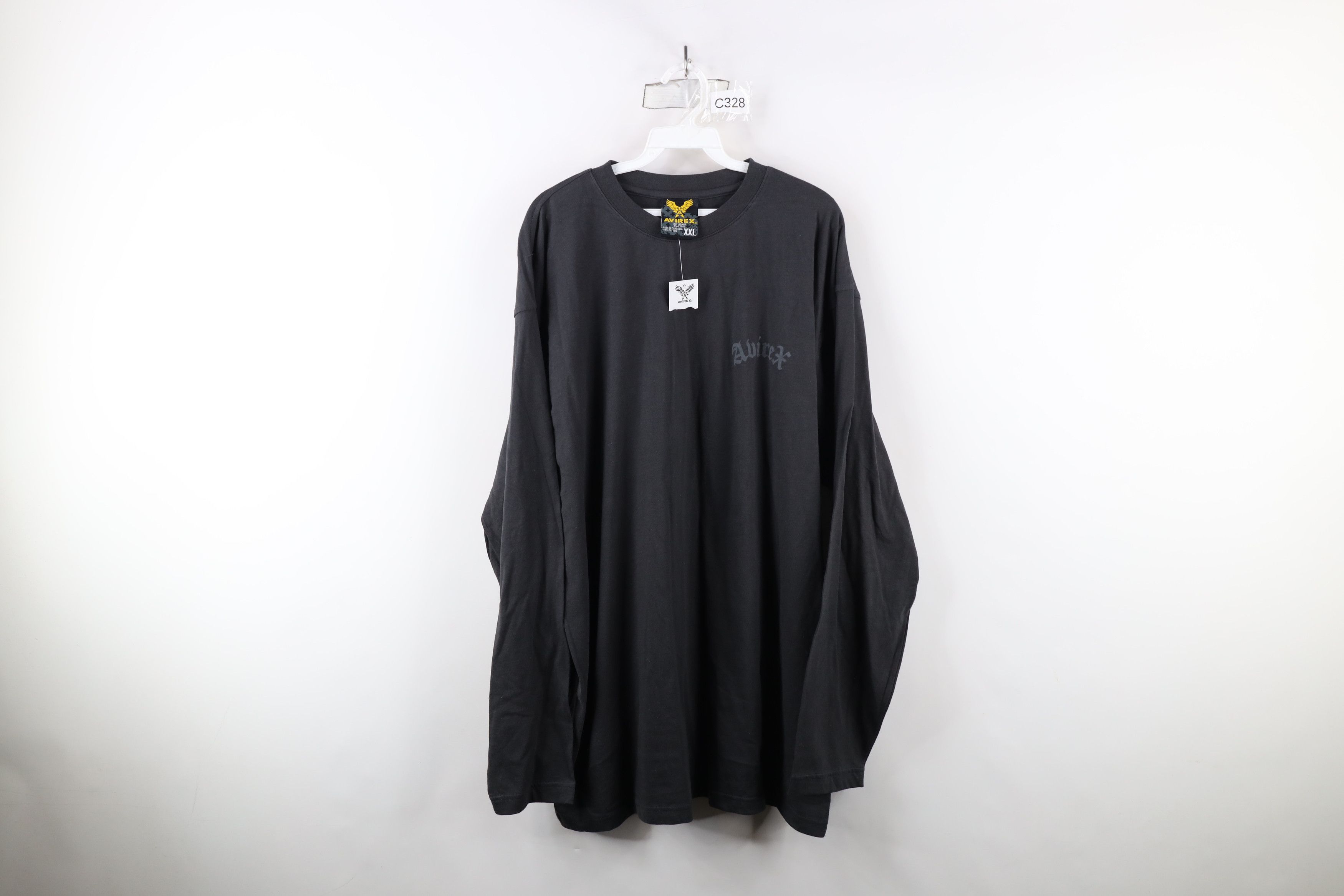 Avirex × Vintage Deadstock Vintage 90s Y2K Avirex Long Sleeve T-Shirt Gray Size US XXL / EU 58 / 5 - 1 Thumbnail
