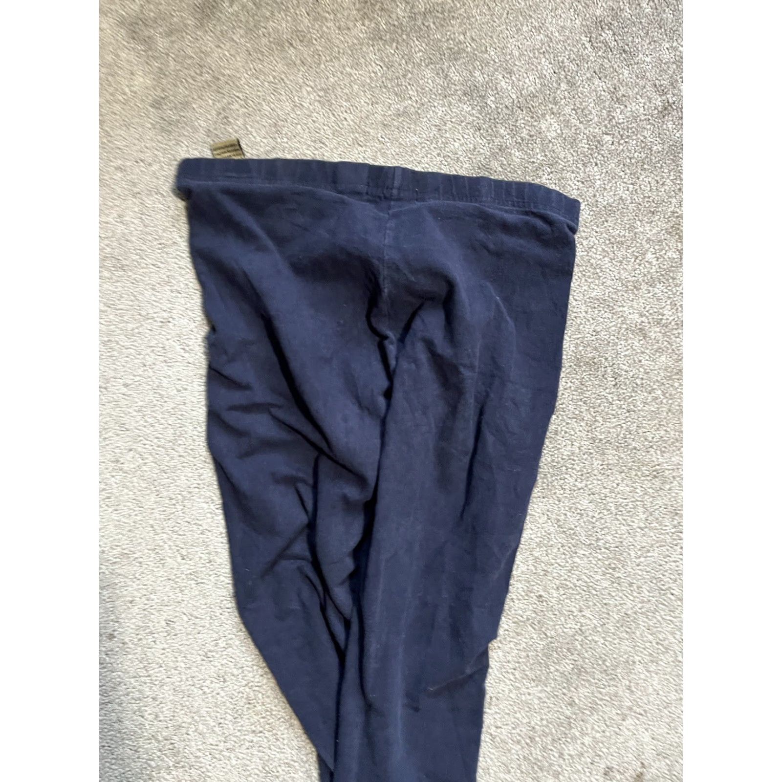 Calvin Klein Calvin Klein Leggings Solid Waistband Medium Navy Blue M Women Casual Stretch Pant/Leggings Size 32" / US 10 / IT 46 - 4 Thumbnail