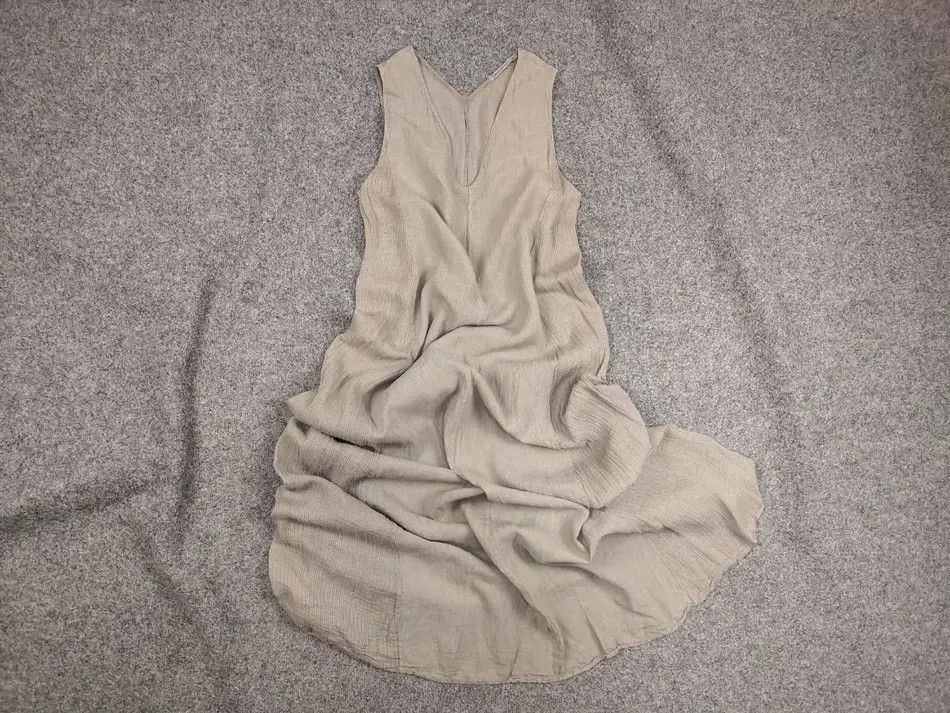 Transit Transit Par Such design Beige Linen A line Long Dress Size XL / US 12-14 / IT 48-50 - 1 Thumbnail