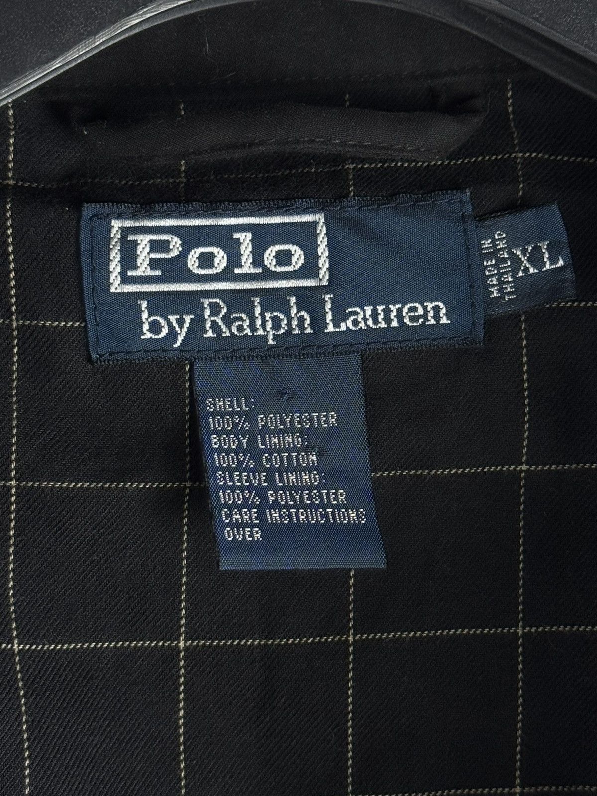 Polo Ralph Lauren Vintage Polo Ralph Lauren Zip Up Bomber Jacket Black Size US XL / EU 56 / 4 - 5 Thumbnail