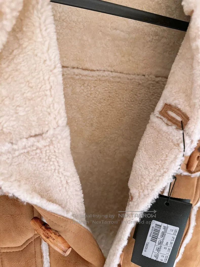Saint Laurent Paris Saint Laurent Brown Shearling Jacket- Size US M / EU 48-50 / 2 - 5 Thumbnail