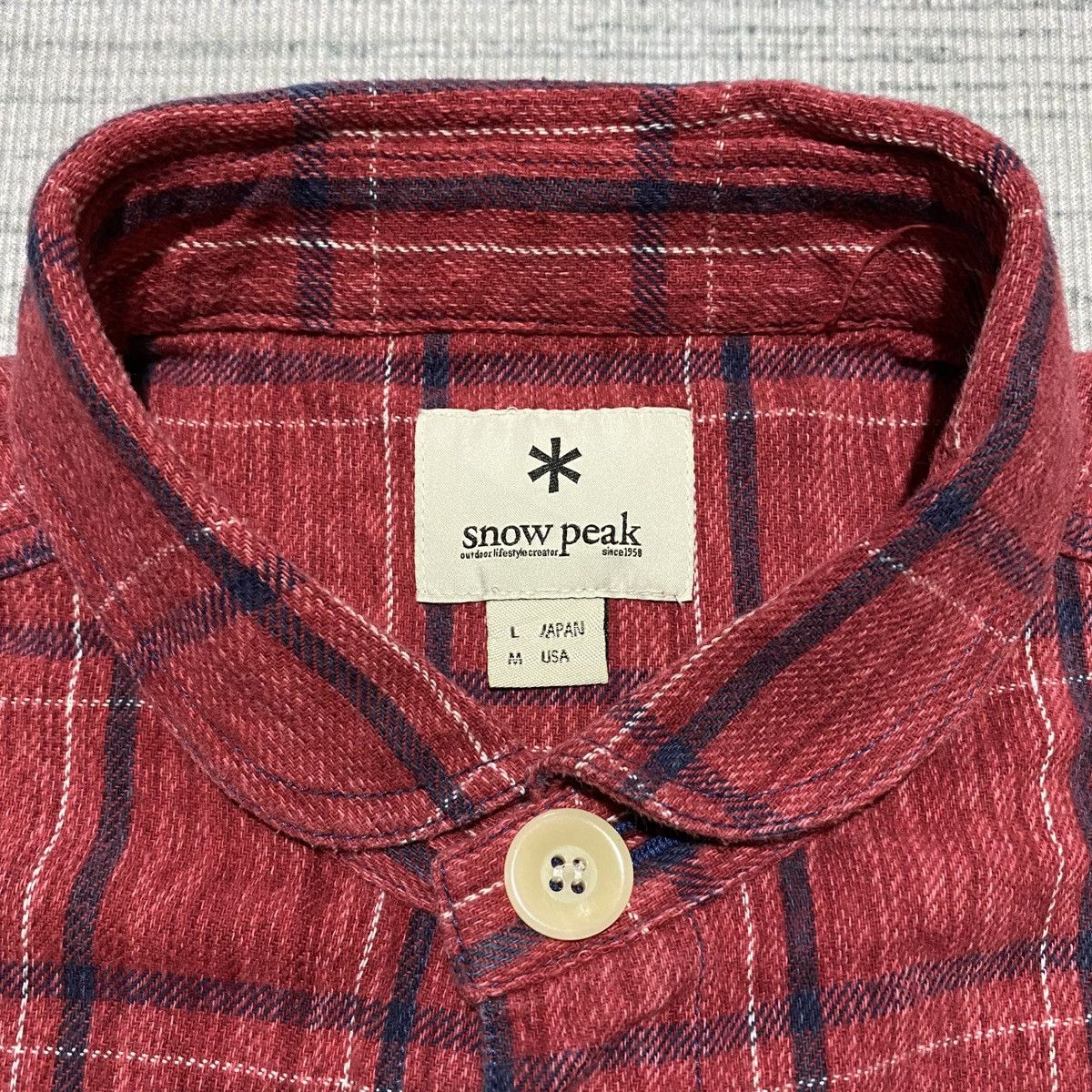 Snow Peak Snow Peak Four Big Pocket Flannel Shirt Button Upa Size US L / EU 52-54 / 3 - 4 Thumbnail