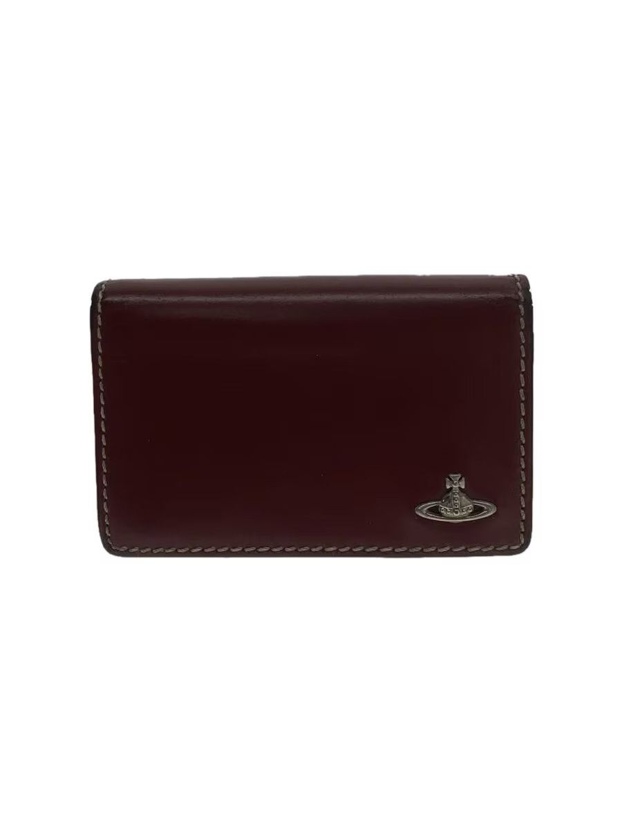 Vivienne Westwood Contrast Stitch Orb Leather Card Wallet Size ONE SIZE - 1 Thumbnail