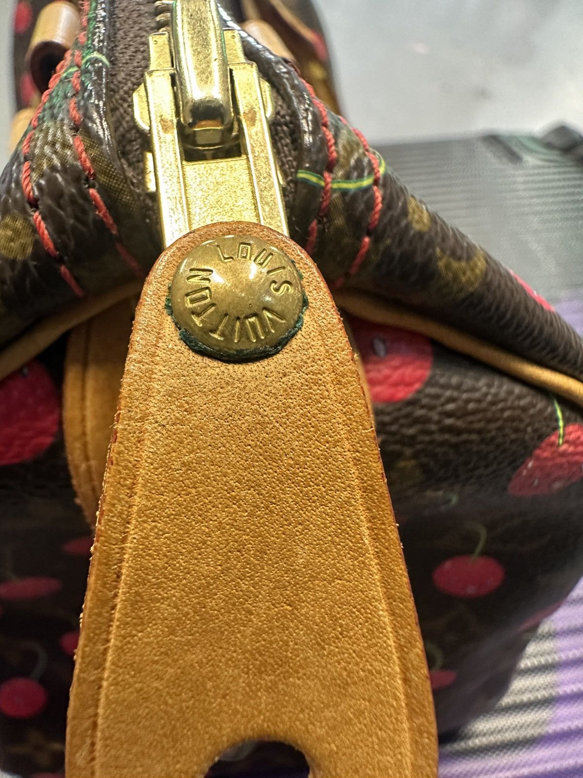 Louis Vuitton × Takashi Murakami Louis Vuitton Cherry Speedy 25 handbag Size ONE SIZE - 7 Thumbnail