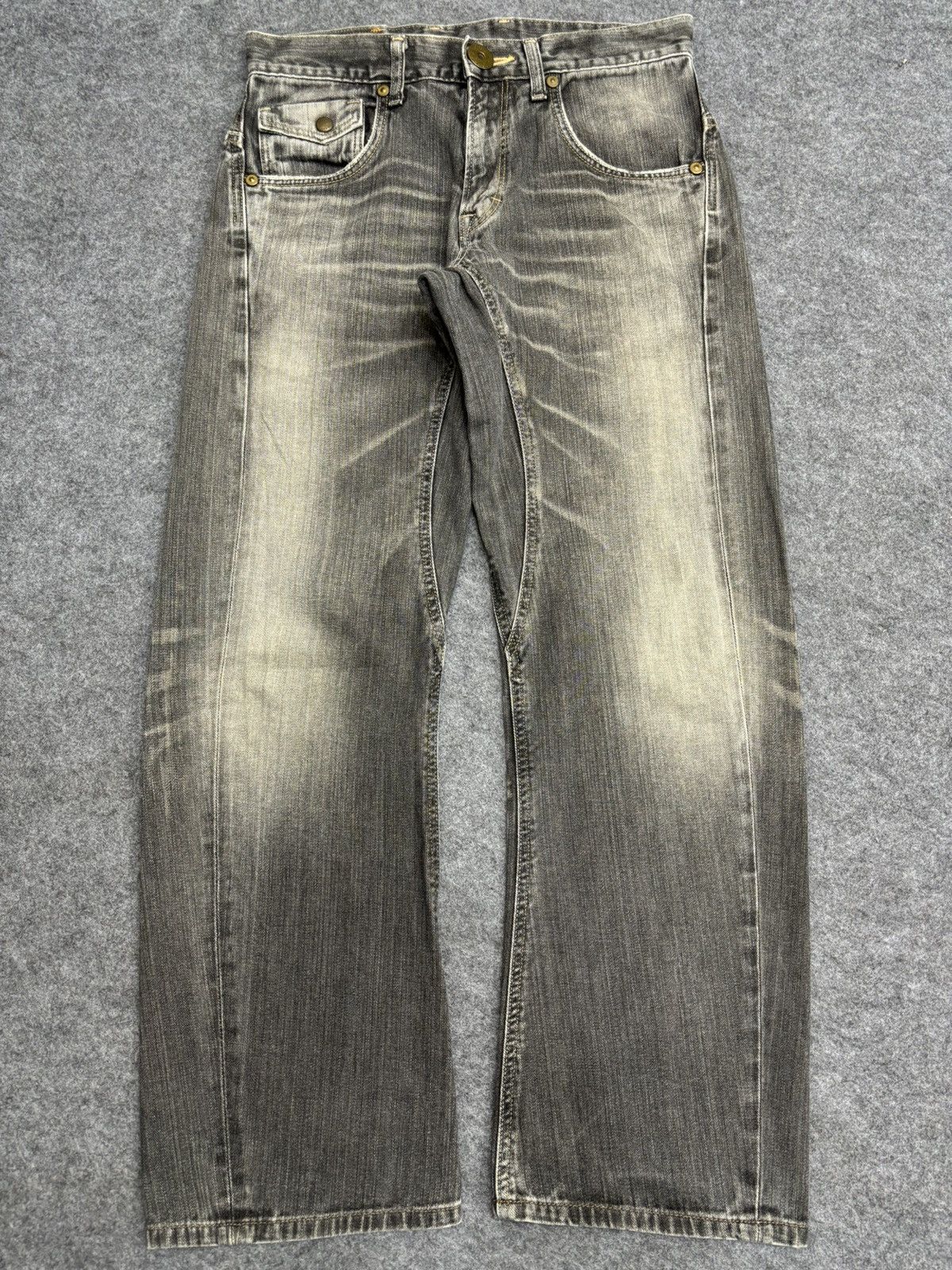 Lee 💥Insane 90s Style💥Lee Cowboy Black Wash Fades Denim F560 Size US 31 - 21 Thumbnail
