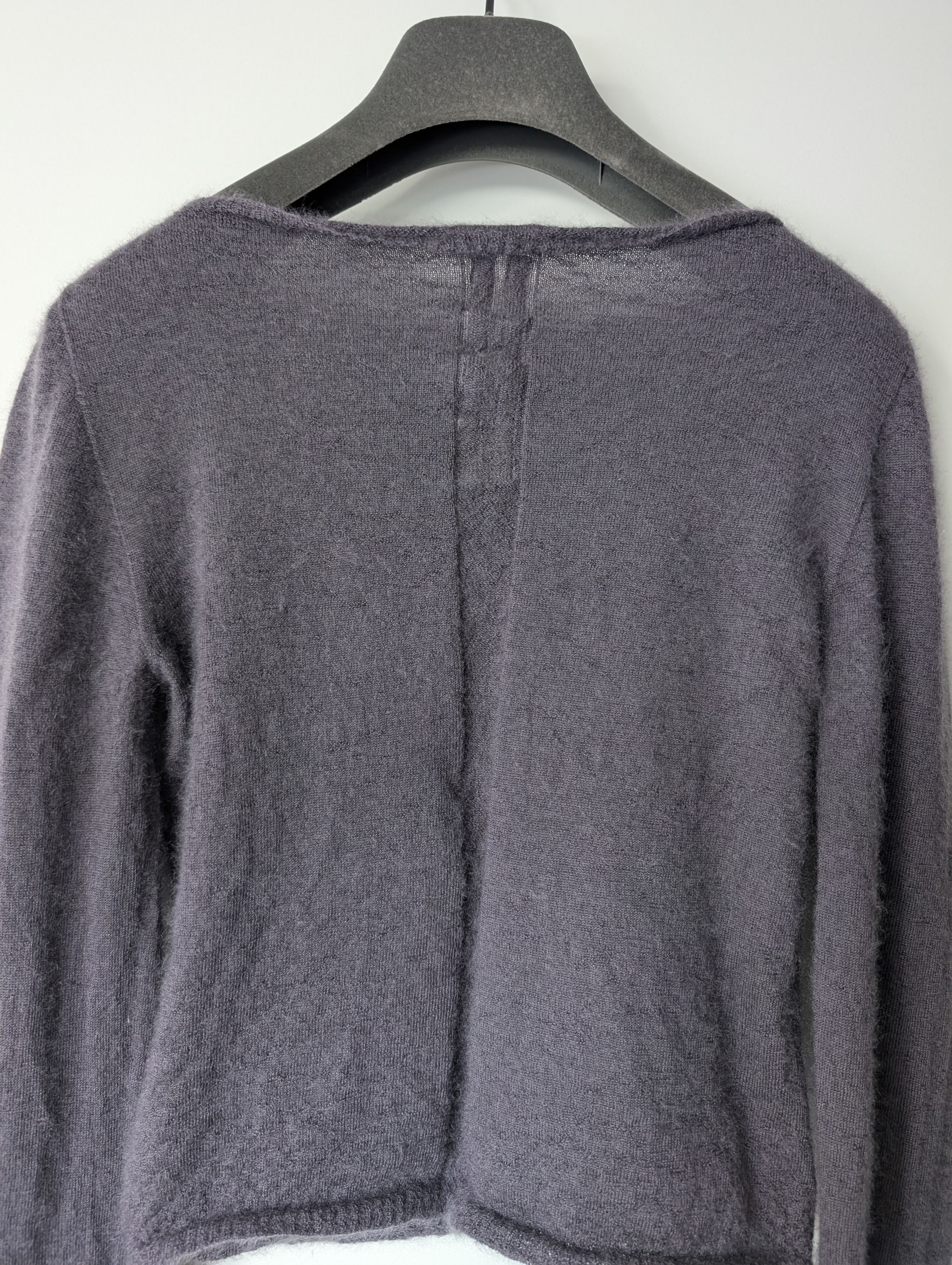 Rick Owens FW21 Runway Column Knit Eggplant Size M / US 6-8 / IT 42-44 - 6 Thumbnail