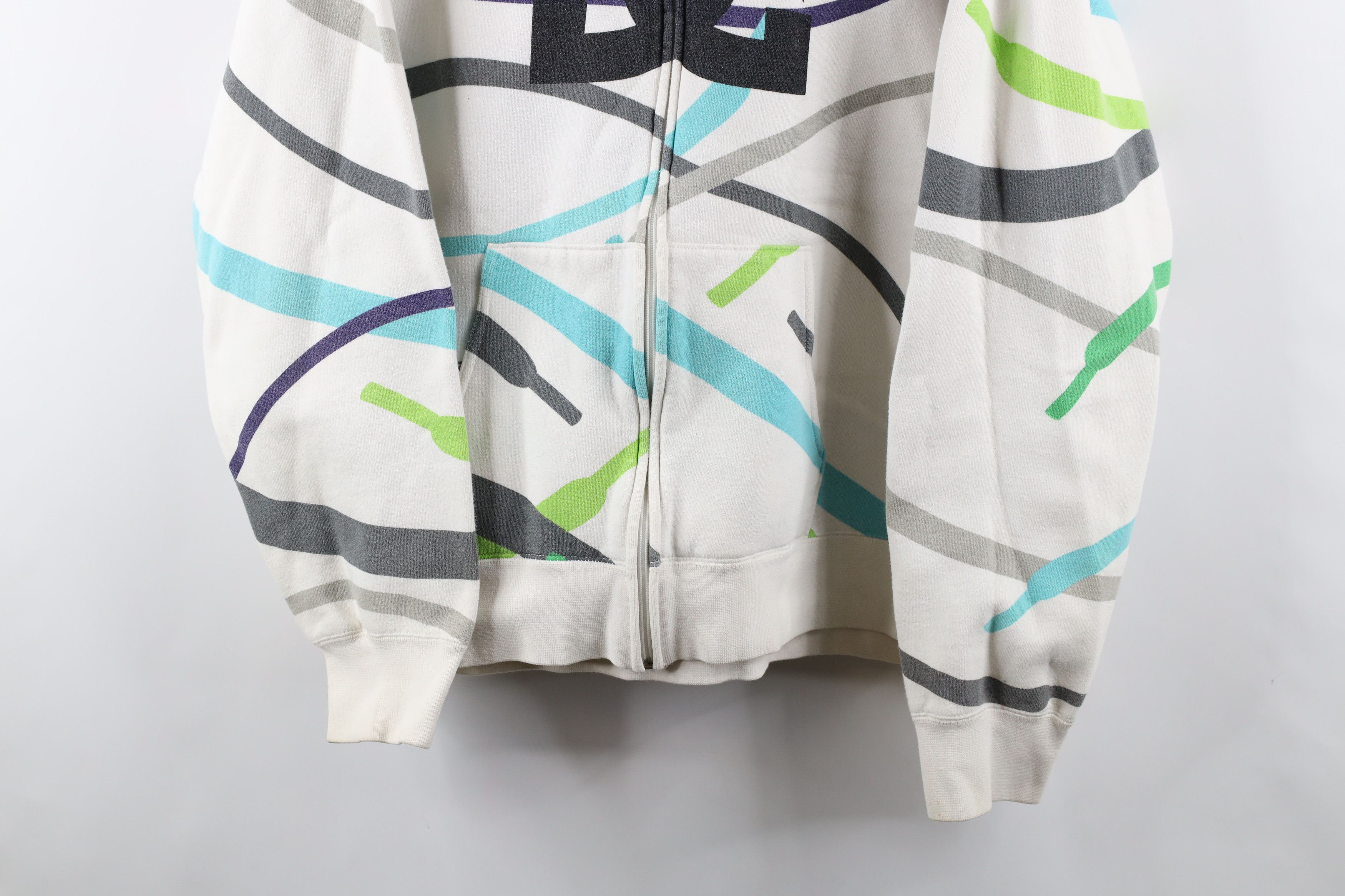 Vintage Vintage DC Shoes Skateboarding Heavyweight Full Zip Hoodie Size US XL / EU 56 / 4 - 3 Thumbnail