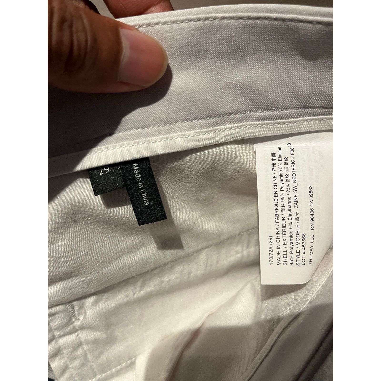 Theory Theory-Zaine Sw Pant in Precision Ponte / 29x25 / Putty/NWOT Size US 29 - 7 Thumbnail