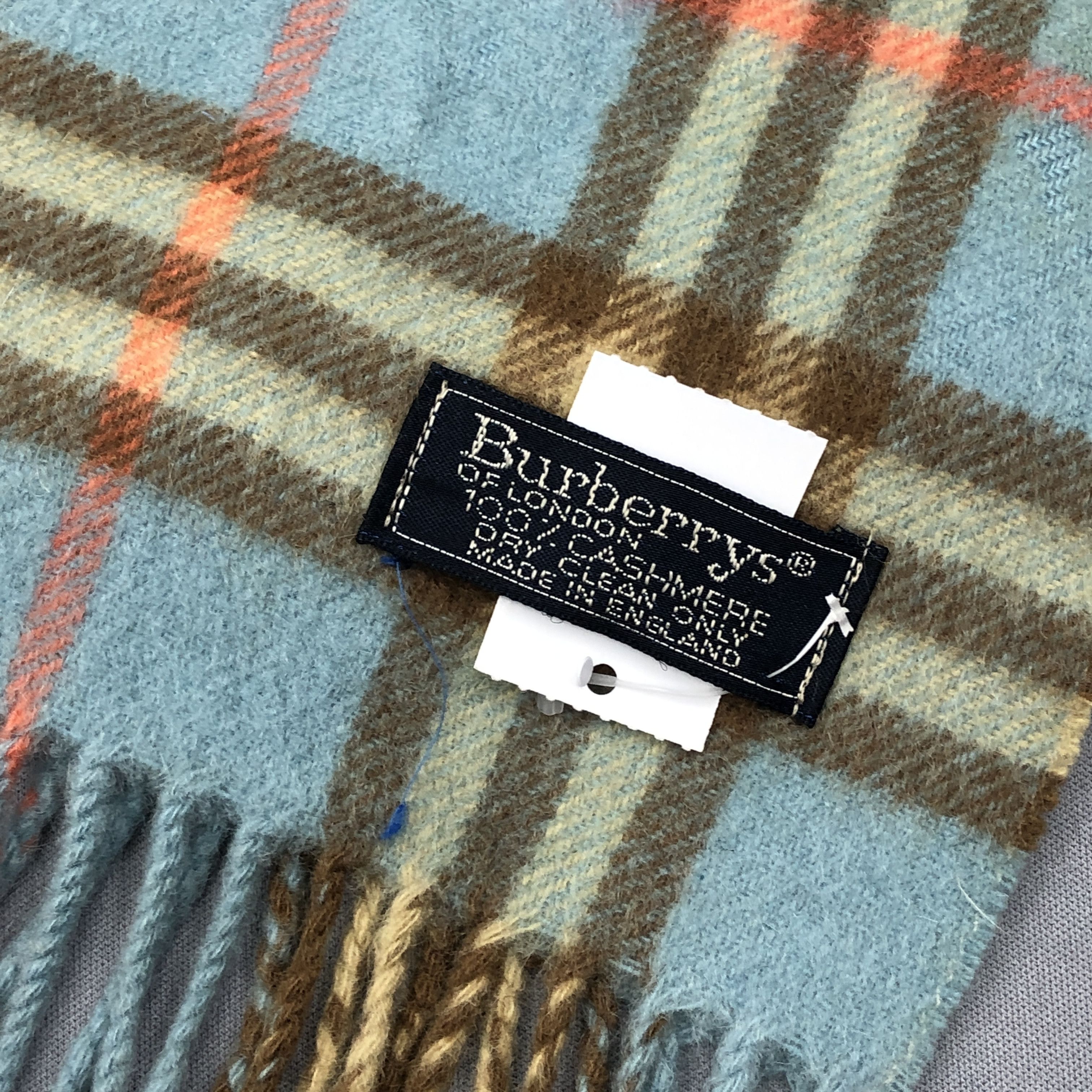 Burberry Vintage Burberry Scarf Muffler Wool Cashmere Scarves Size ONE SIZE - 4 Thumbnail