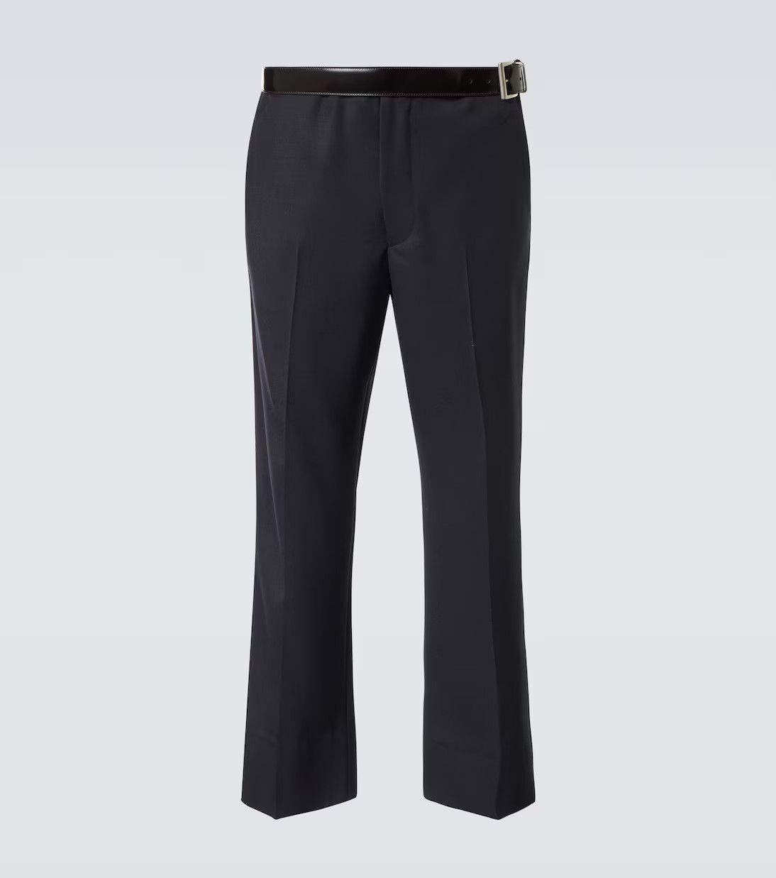 Prada Prada Belted Wool Gabardine Pants Size US 34 / EU 50 - 1 Thumbnail