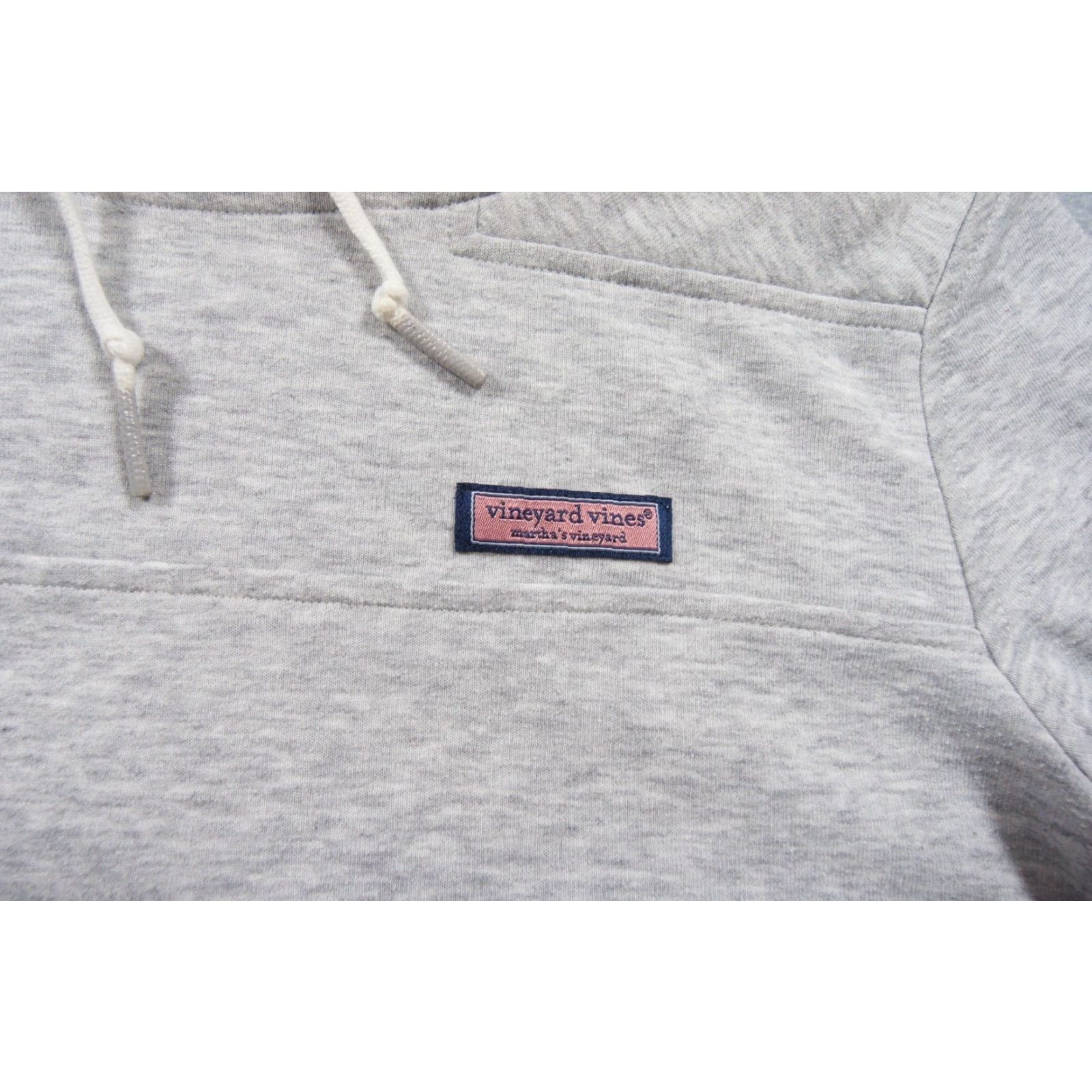 Vineyard Vines Vineyard Vines Sweater Womens Small Gray Funnel Neck Pullover Drawstring Ladies Size S / US 4 / IT 40 - 3 Thumbnail