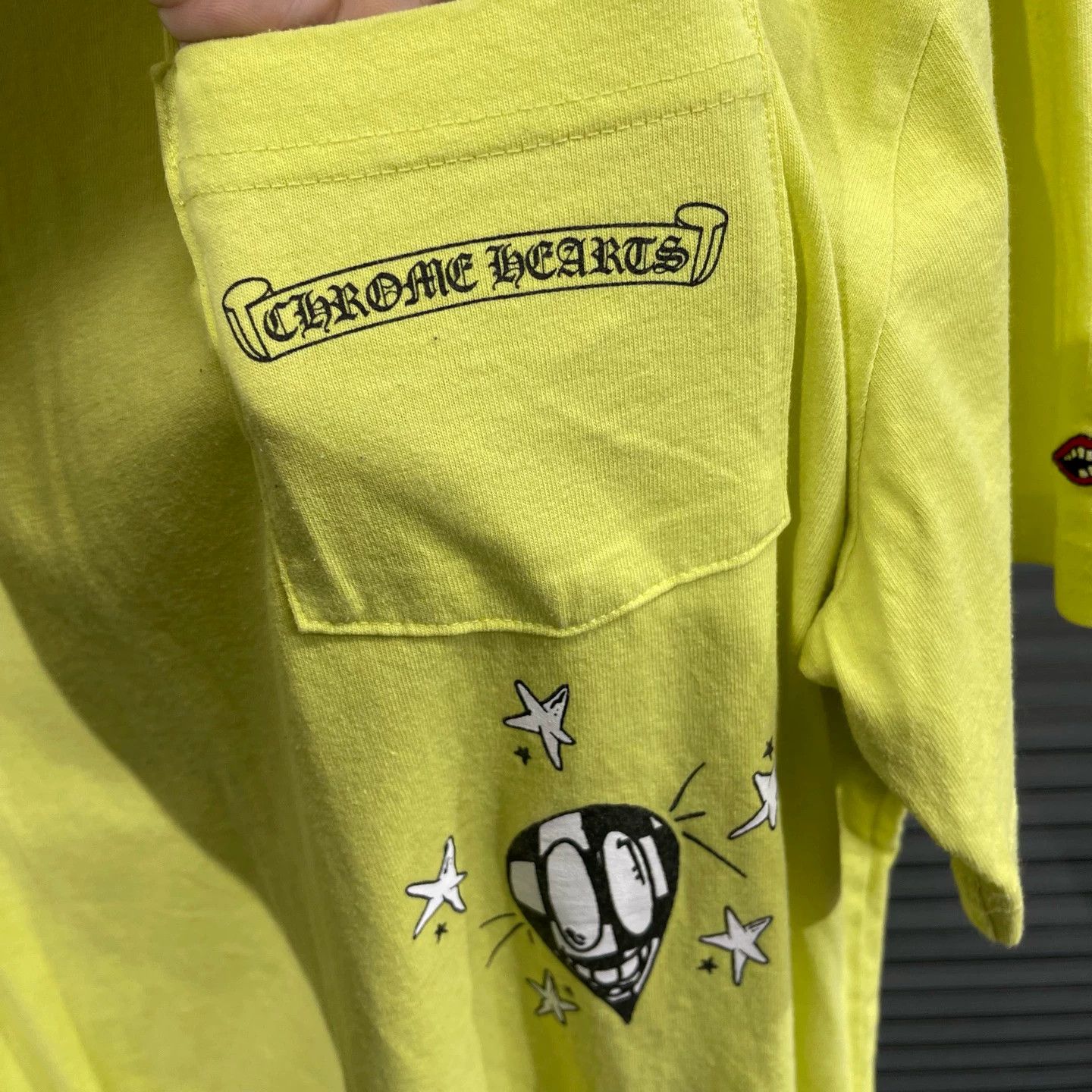 Chrome Hearts Chrome Hearts Mattyboy Neon Green Doodle Tee XL Size US XL / EU 56 / 4 - 4 Thumbnail