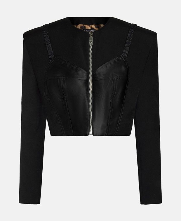 Dolce & Gabbana Short jacket Size XXS / US 00 / IT 34 - 1 Thumbnail