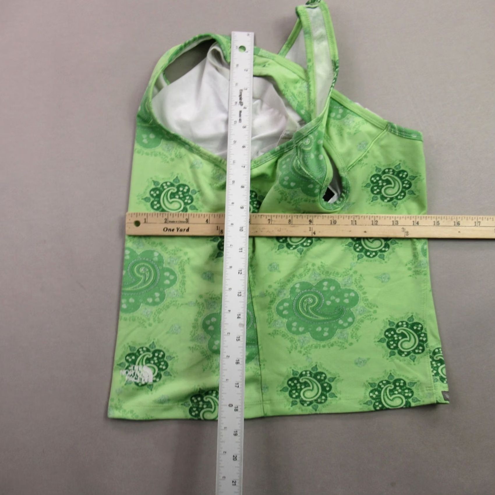 The North Face The North Face Tank Top Womens Medium Sleeveless Lightweight V Neck Casual Green Size M / US 6-8 / IT 42-44 - 4 Thumbnail