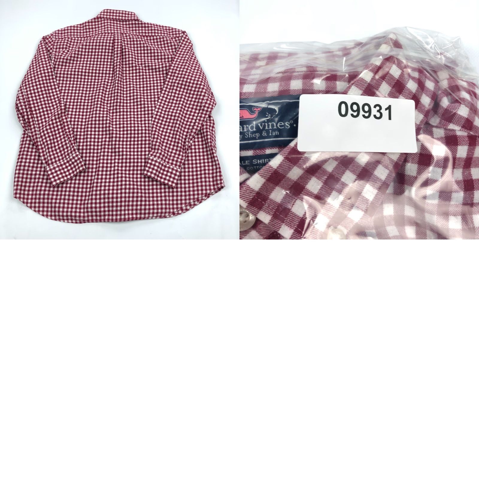 Vineyard Vines Vineyard Vines Shirt Mens 2XL Whale Red Check Long Sleeve Button Up Size US XXL / EU 58 / 5 - 8 Thumbnail