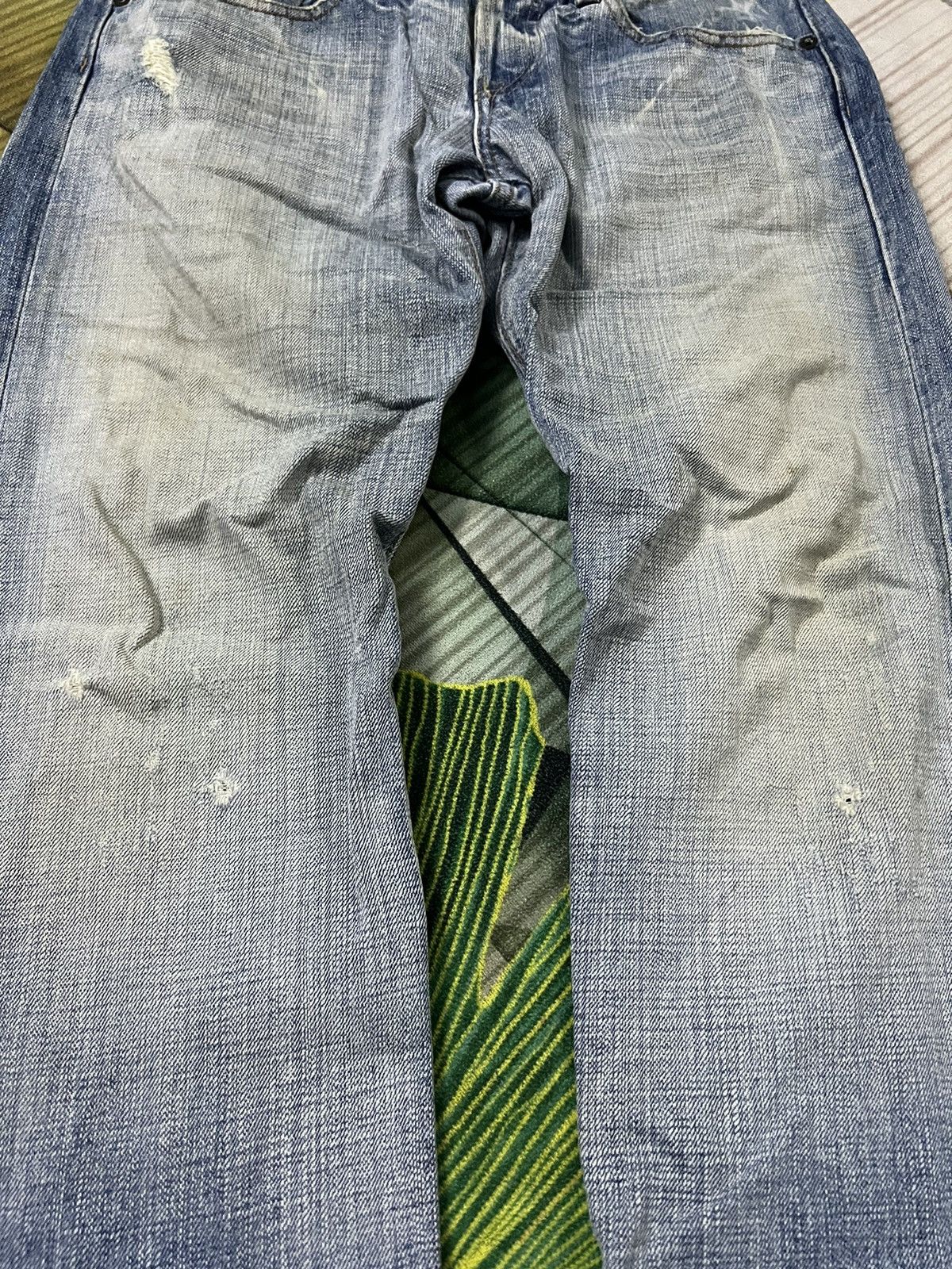 Eternal × If Six Was Nine Vintage Eternal Mud Wash Distressed Jeans Nice Faded Size US 32 / EU 48 - 3 Thumbnail