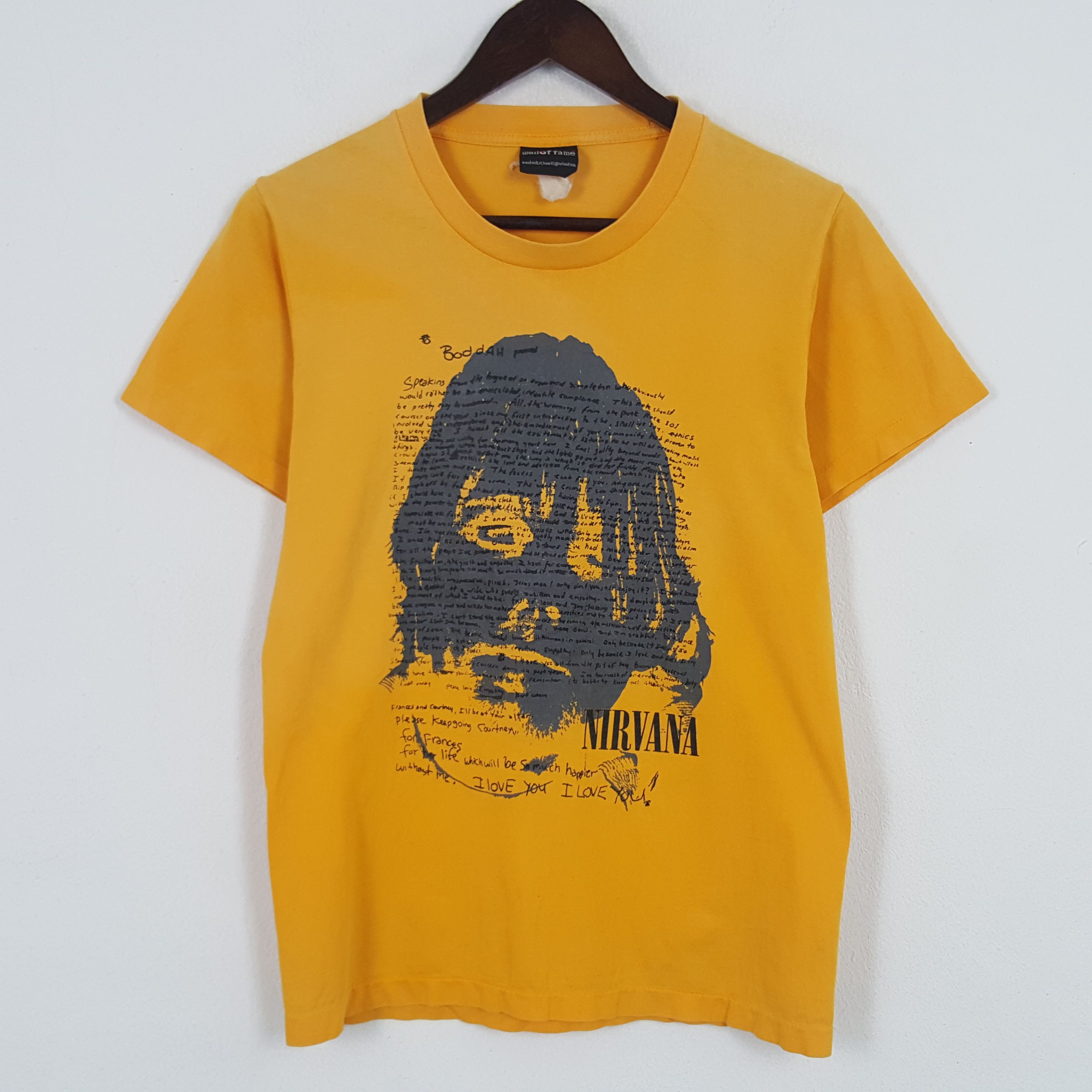 Band Tees × Nirvana × Vintage Vintage Nirvana American Rock Band Tshirt Size US S / EU 44-46 / 1 - 1 Thumbnail