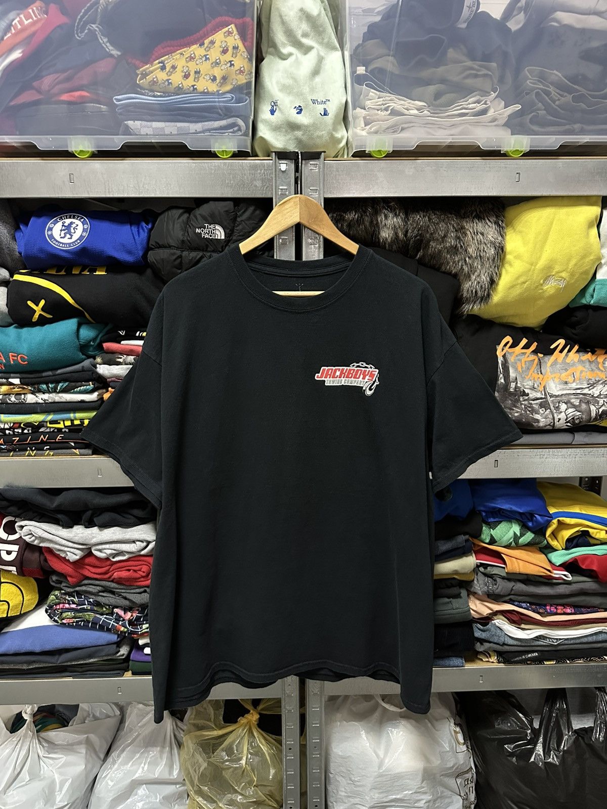 Travis Scott Travis Scott Cactus Jack T-Shirt Jackboys Rare Black Tee Size US XL / EU 56 / 4 - 2 Thumbnail