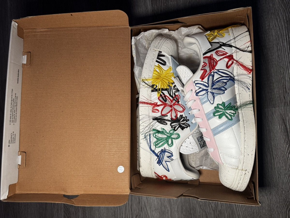 Adidas Sean Wotherspoon X Superstar Super Earth White Size US 11 / EU 44 - 5 Thumbnail