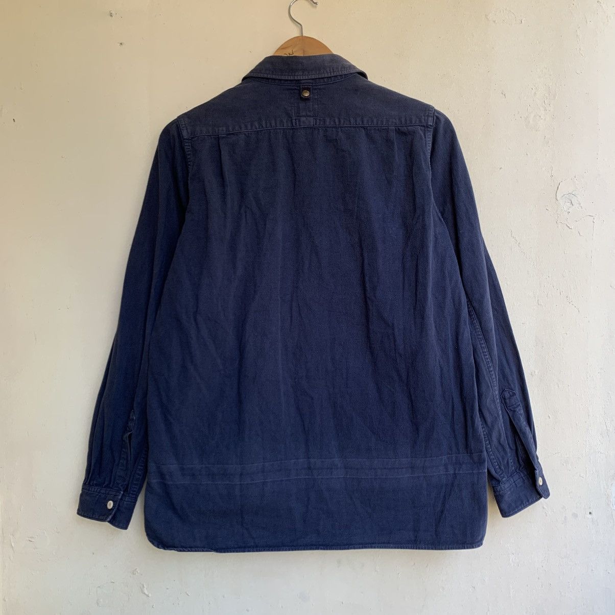 Visvim Visvim Long Raider Shirt Navy Blue Size US S / EU 44-46 / 1 - 2 Thumbnail