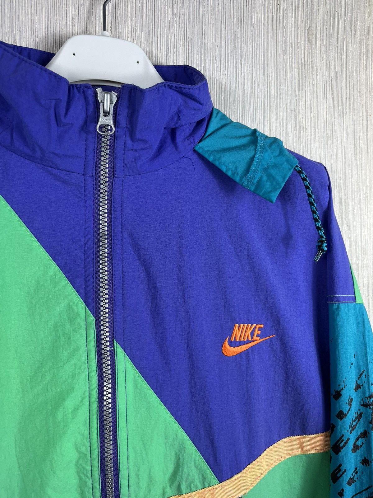 Nike × Vintage Vintage Nike nylon windbreaker jacket 80s anorak half zip Size US S / EU 44-46 / 1 - 8 Thumbnail