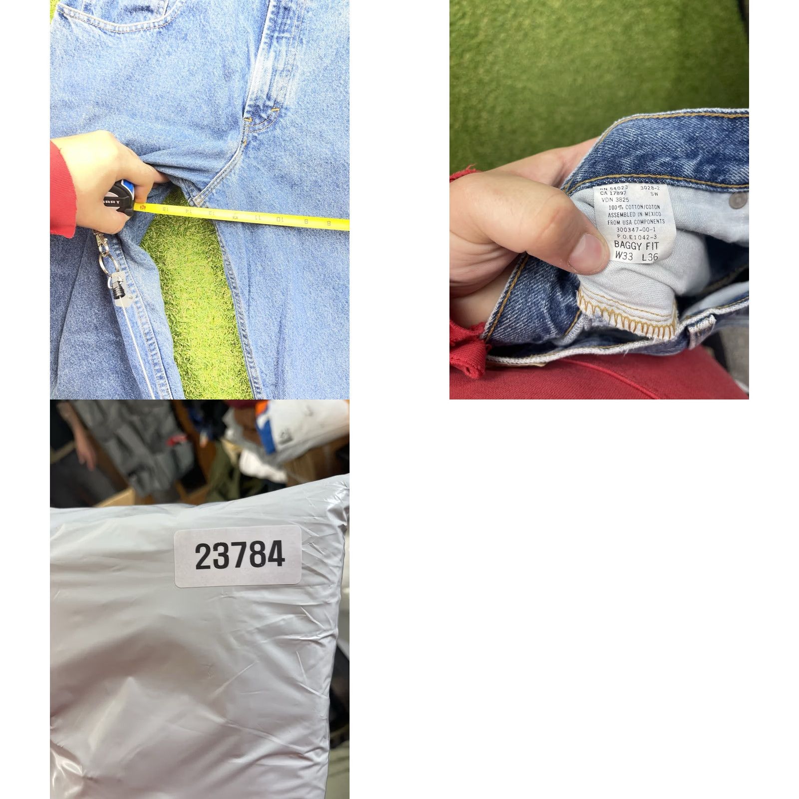 Gap Gap Jeans 90s Loose Fit Mens Regular 33x36 Blue Medium Wash Baggy 1969 90s Theme Mens Jeans Size US 33 - 8 Thumbnail