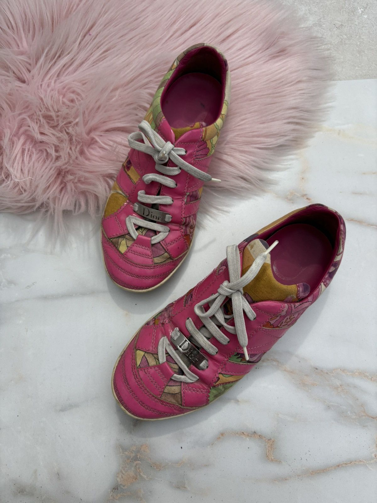 Dior y2k floral Dior shoes Size US 6.5 / IT 36.5 - 11 Thumbnail