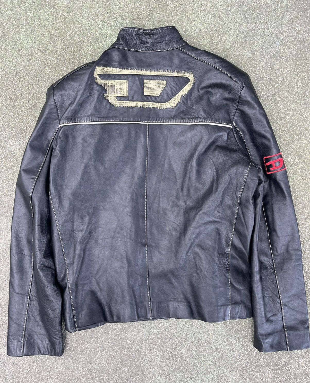Diesel Diesel logo leather jacket Size US L / EU 52-54 / 3 - 6 Thumbnail