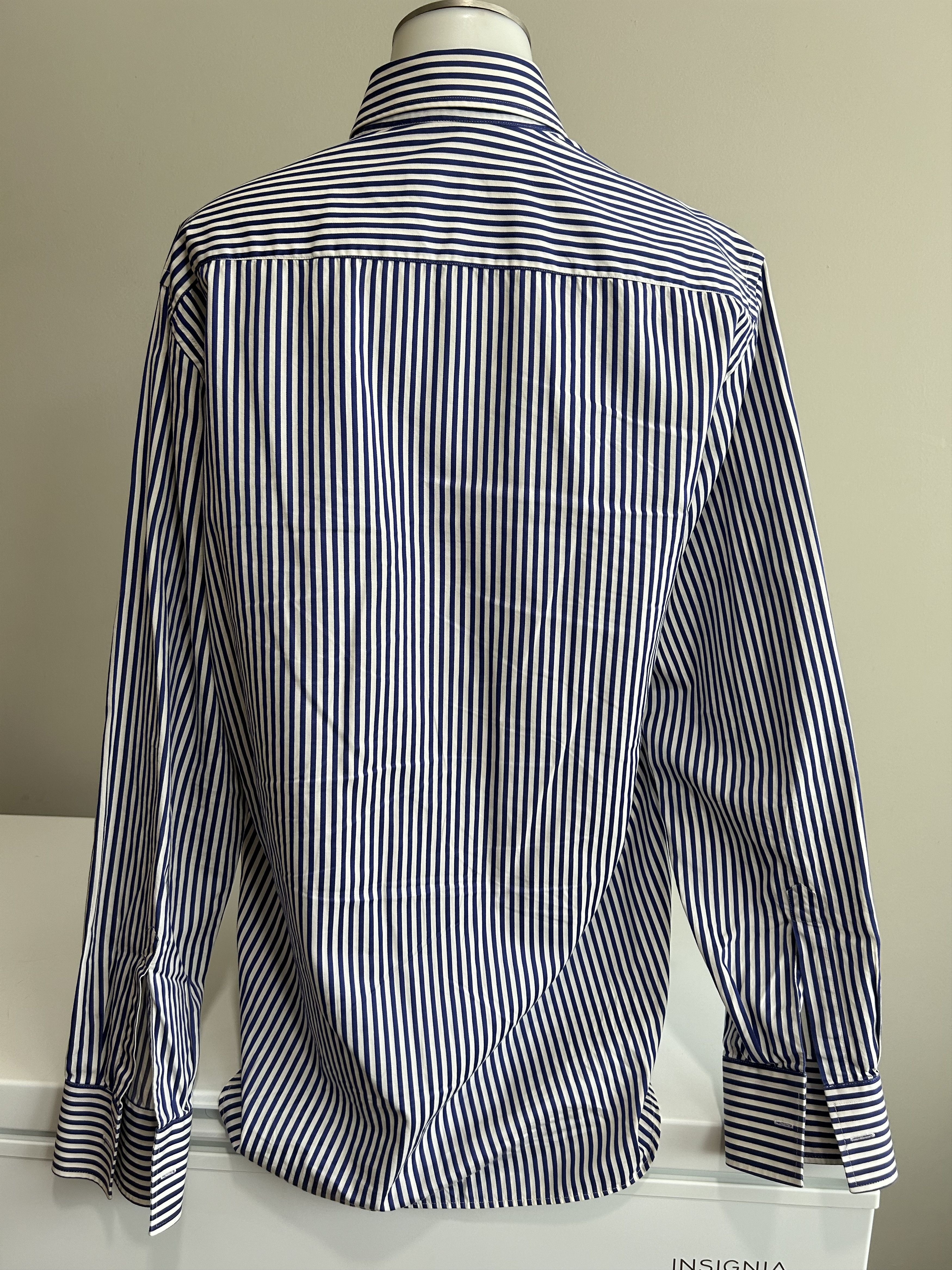 Prada Prada Blue/White Striped Size US L / EU 52-54 / 3 - 2 Thumbnail