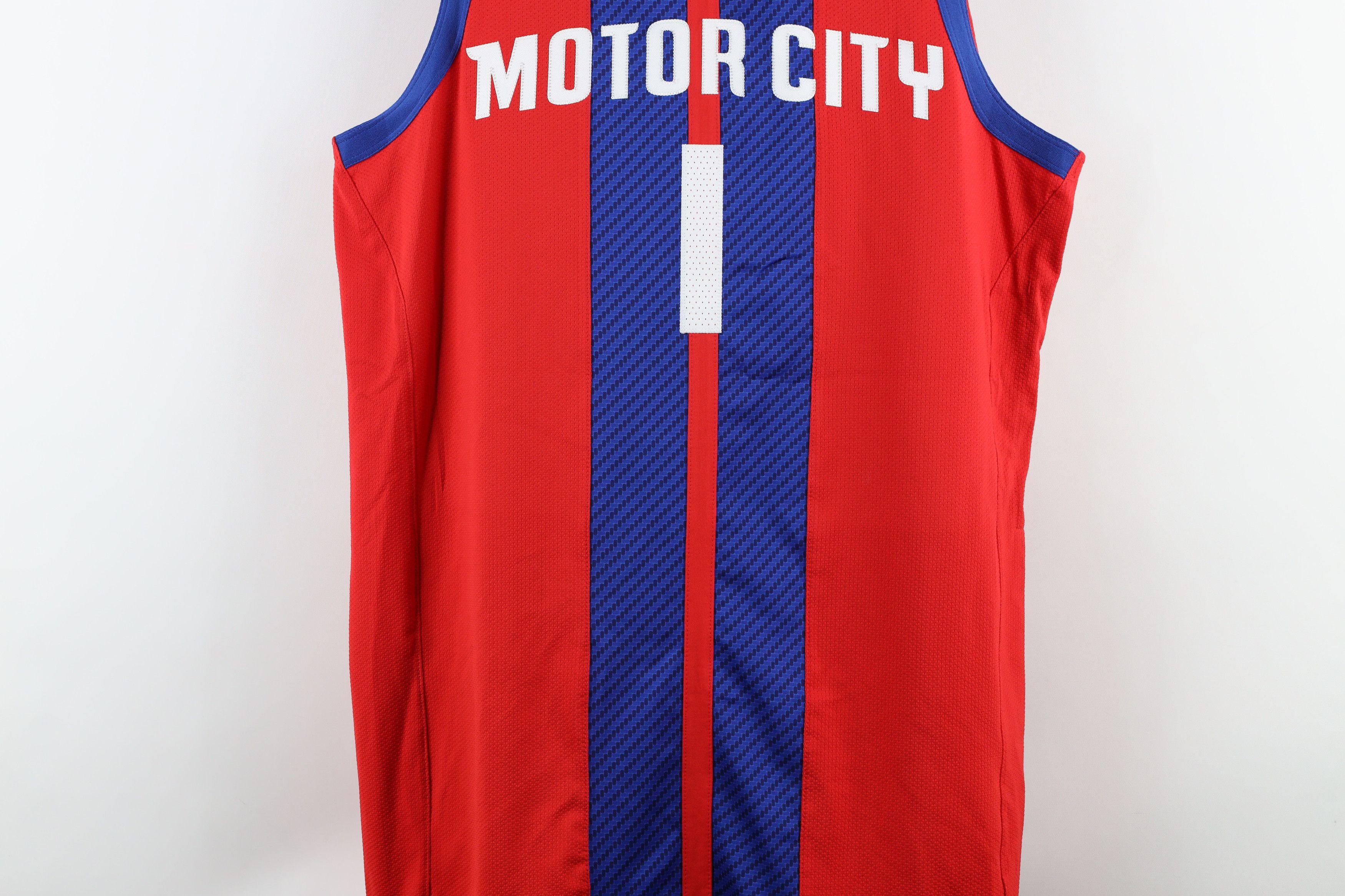 Nike × Vintage Nike Vaporknit NBA Reggie Jackson Pistons Basketball Jersey Size US L / EU 52-54 / 3 - 3 Thumbnail