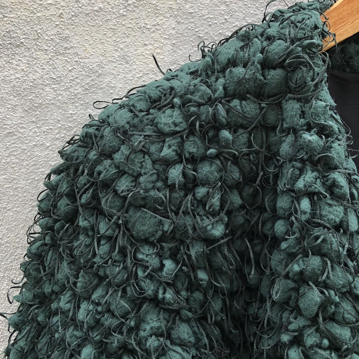 Zara Zara Green Fuzzy Fringe Jacket Size S Size S / US 4 / IT 40 - 5 Thumbnail