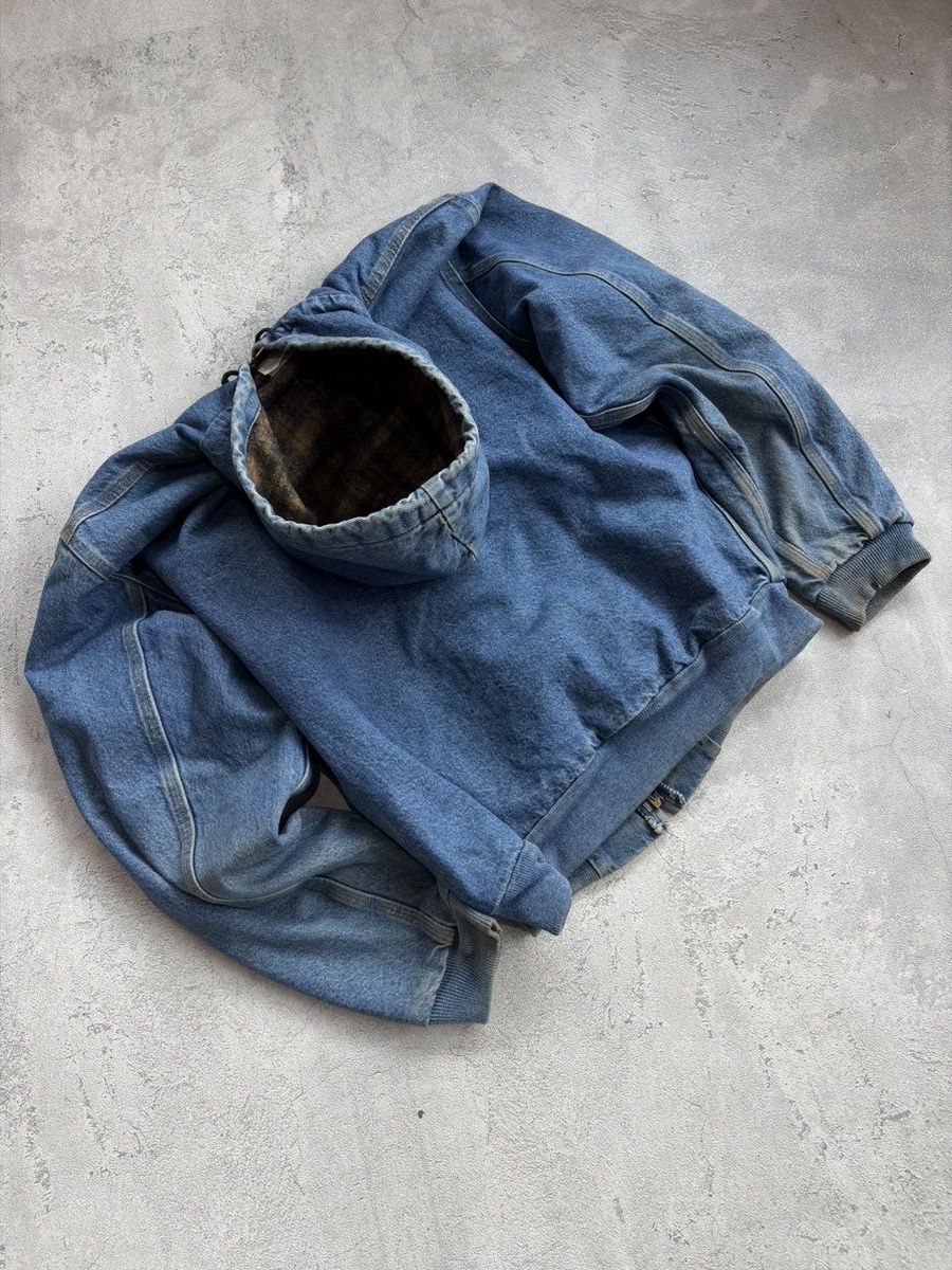 Carhartt VINTAGE FADED CARHARTT ACTIVE DENIM J08 DST JACKET Size US M / EU 48-50 / 2 - 4 Thumbnail