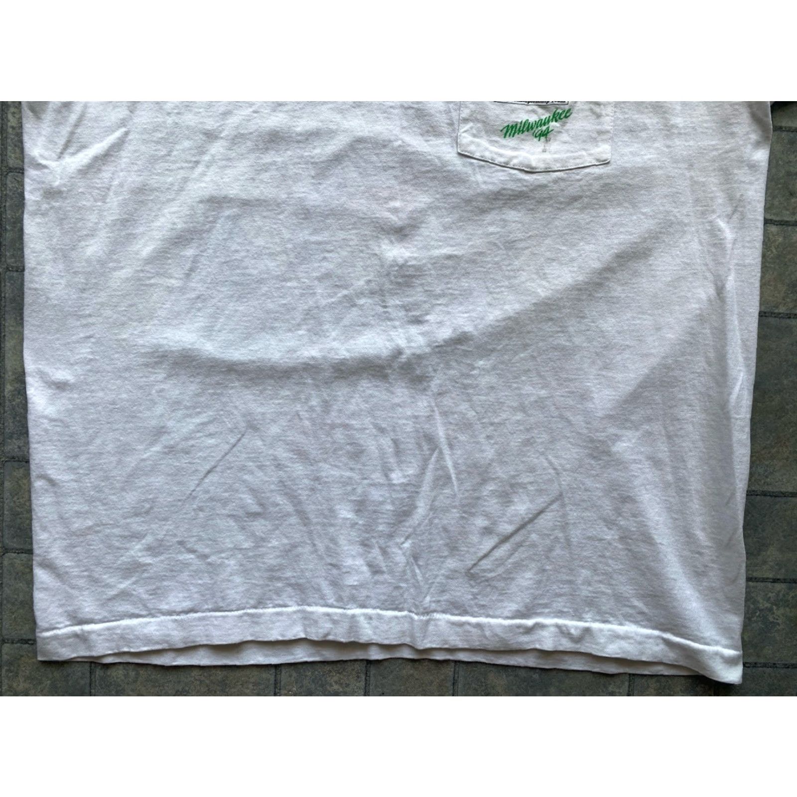 Fruit Of The Loom VINTAGE Marlboro World Championship Racing 1994 Milwaukee Shirt XL White Mens Short Sleeve T-Shirt/Fruit of the Loom Size US XL / EU 56 / 4 - 6 Thumbnail