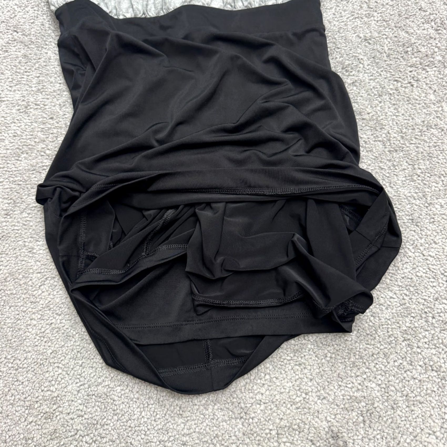 Armani Exchange Armani Exchange Colorblock Racerback Mini Dress Womens Small Gray Black Casual Size S / US 4 / IT 40 - 5 Thumbnail