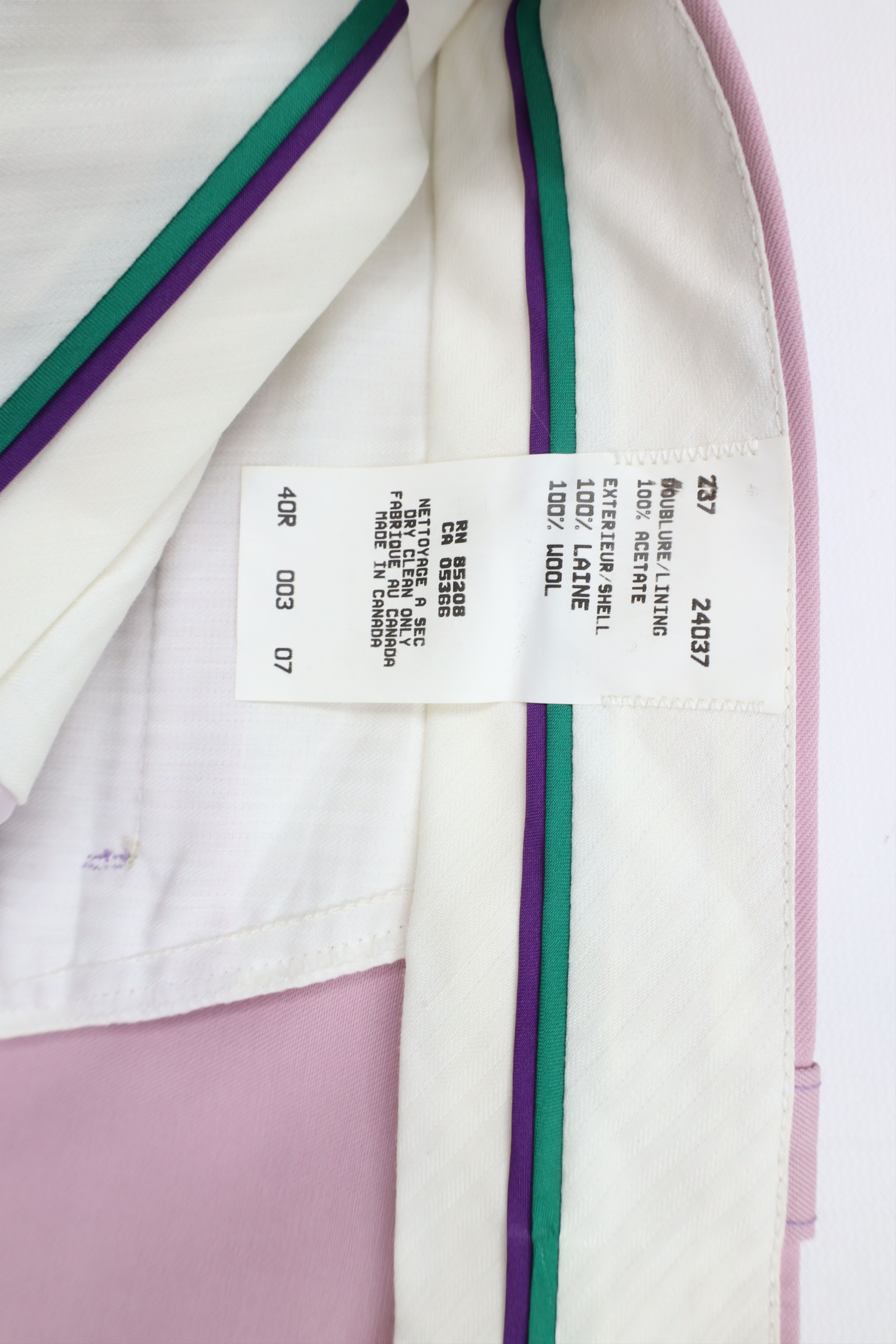 Vintage Vintage 90s Streetwear Pleated Wide Leg Chino Pants Purple Size US 40 / EU 56 - 6 Thumbnail